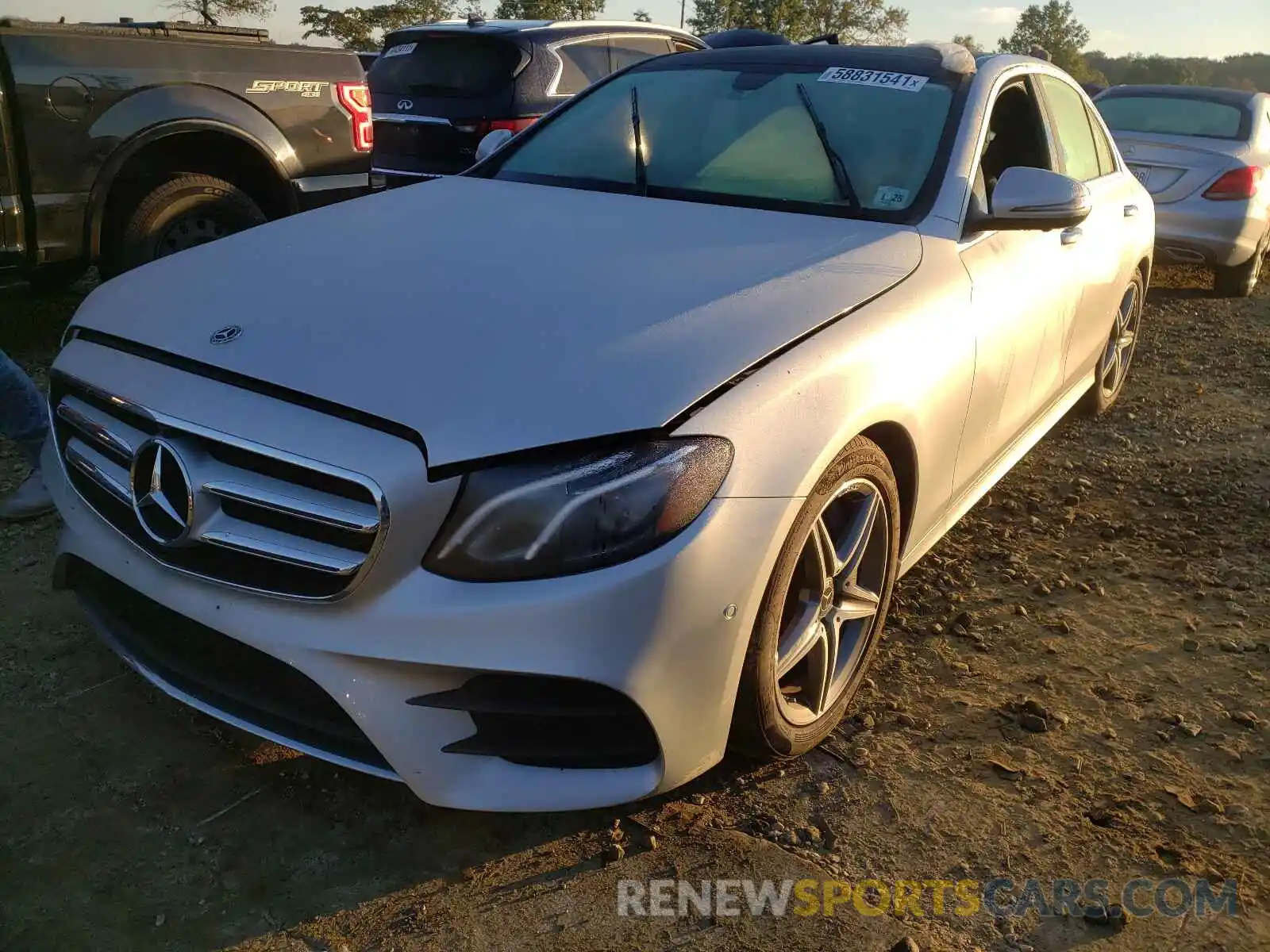 2 Photograph of a damaged car W1KZF8EB9LA806387 MERCEDES-BENZ E-CLASS 2020