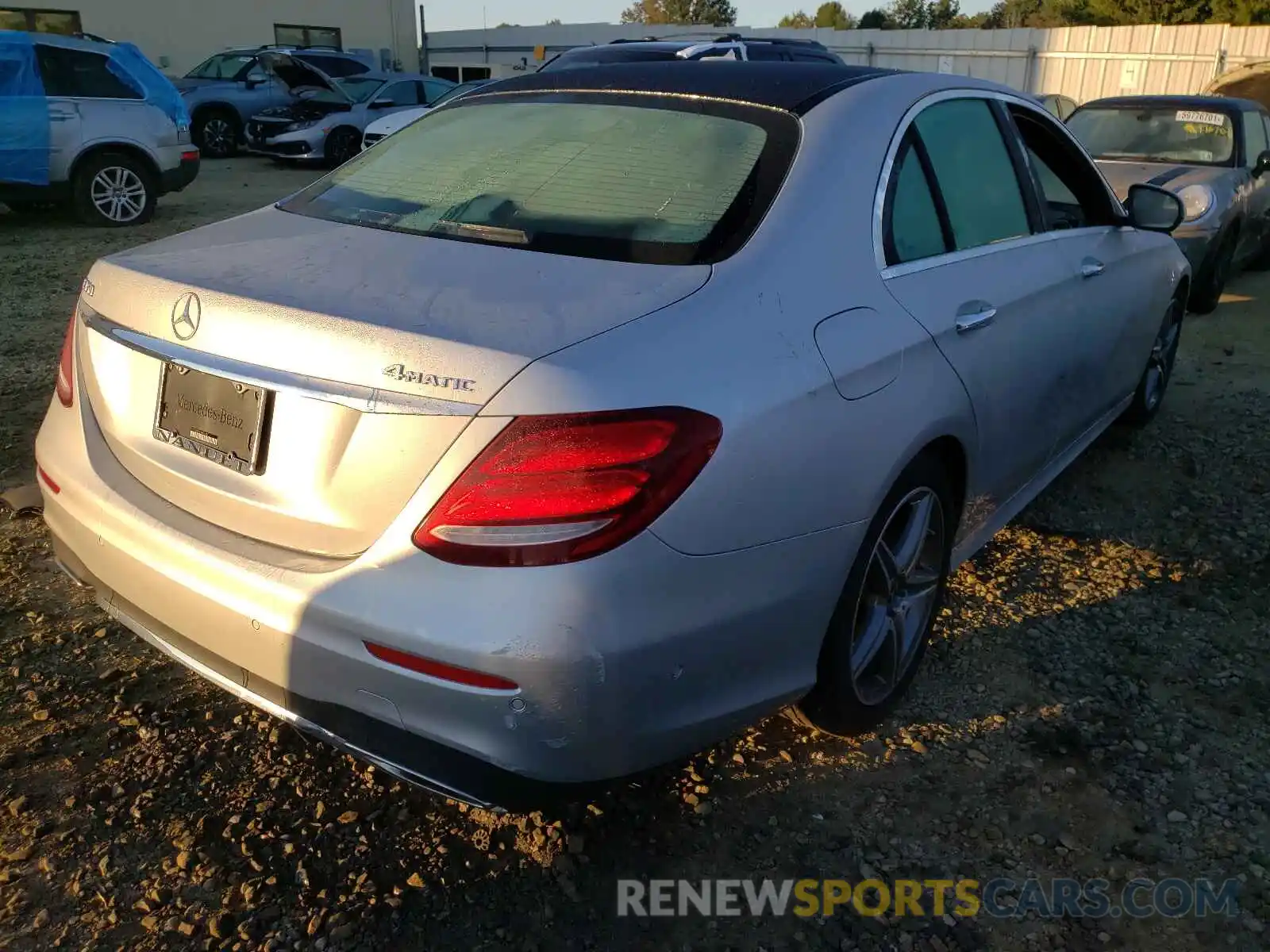 4 Photograph of a damaged car W1KZF8EB9LA806387 MERCEDES-BENZ E-CLASS 2020