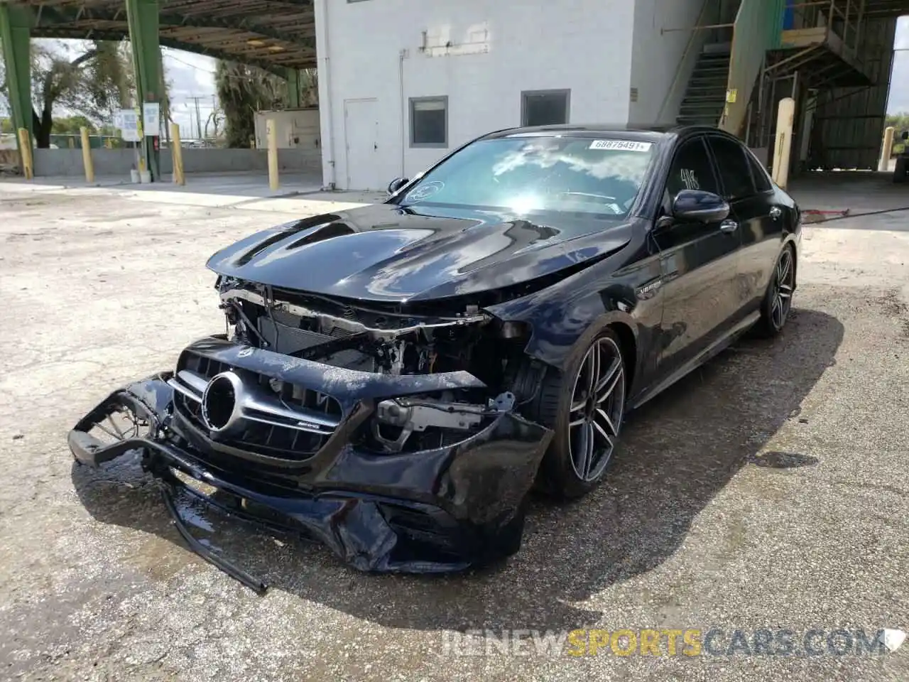 2 Photograph of a damaged car W1KZF8KB9LA763206 MERCEDES-BENZ E-CLASS 2020