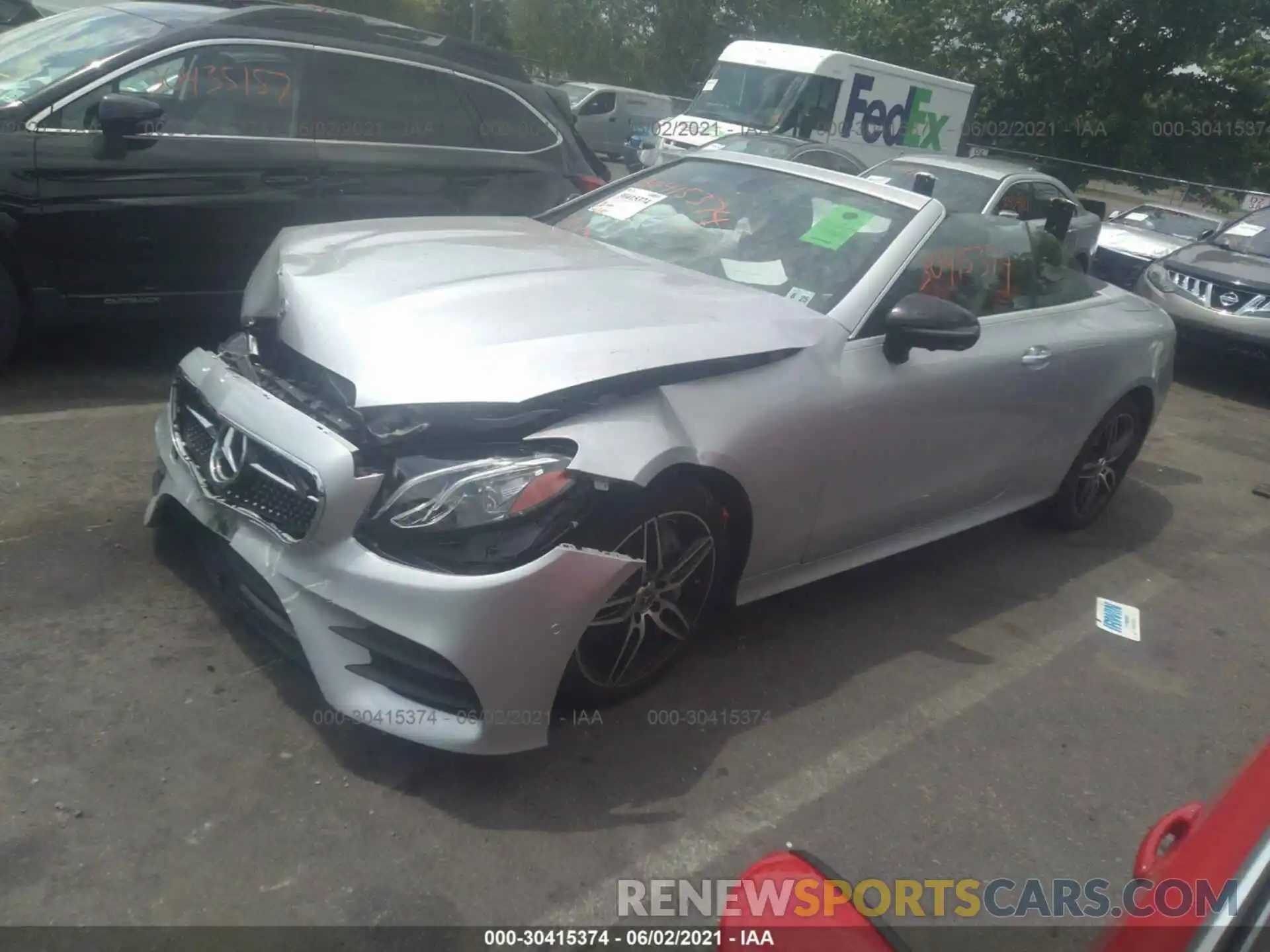 2 Photograph of a damaged car WDD1K6JB1LF125971 MERCEDES-BENZ E-CLASS 2020