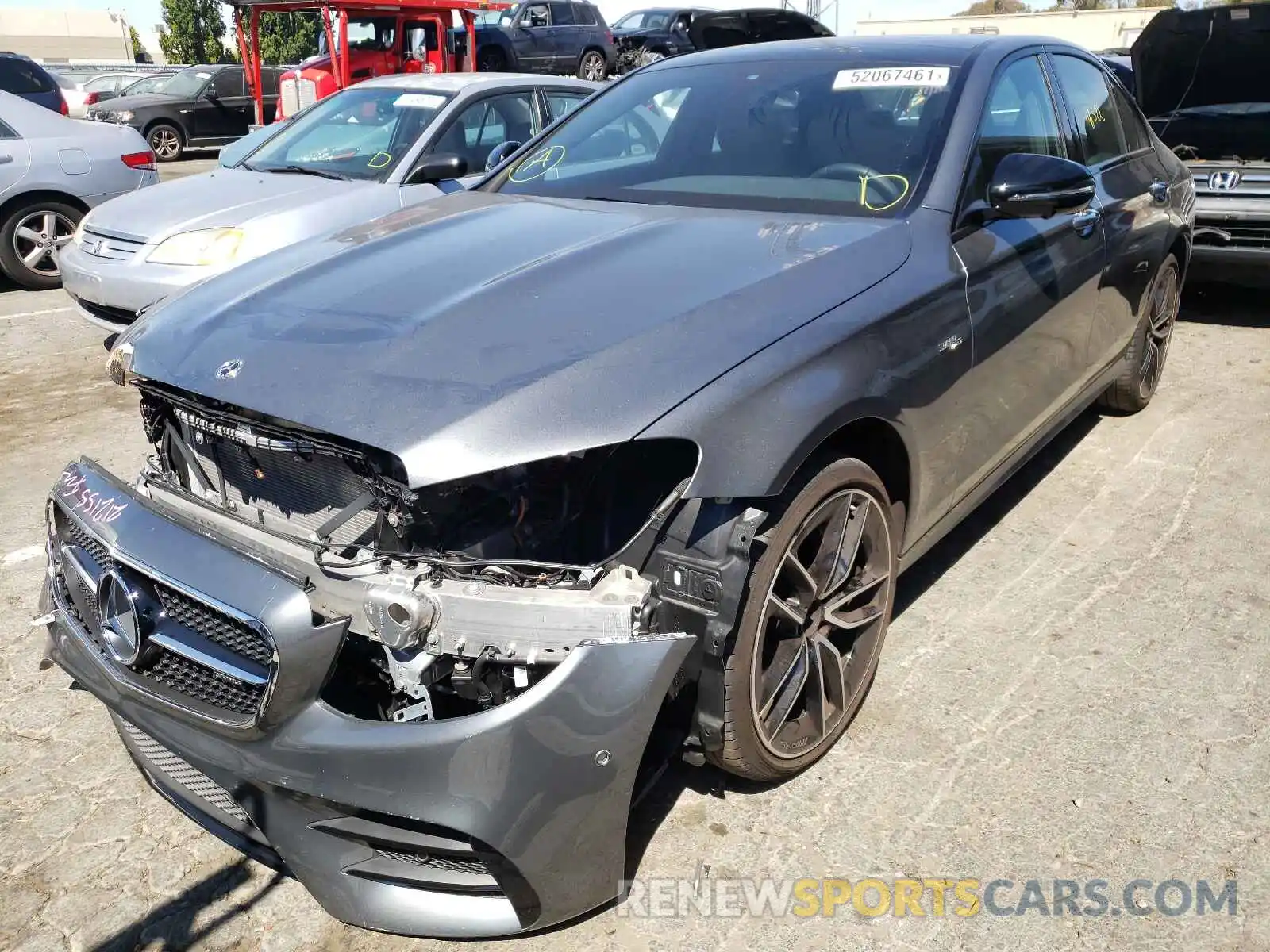 2 Photograph of a damaged car WDDZF6BB1LA744542 MERCEDES-BENZ E-CLASS 2020