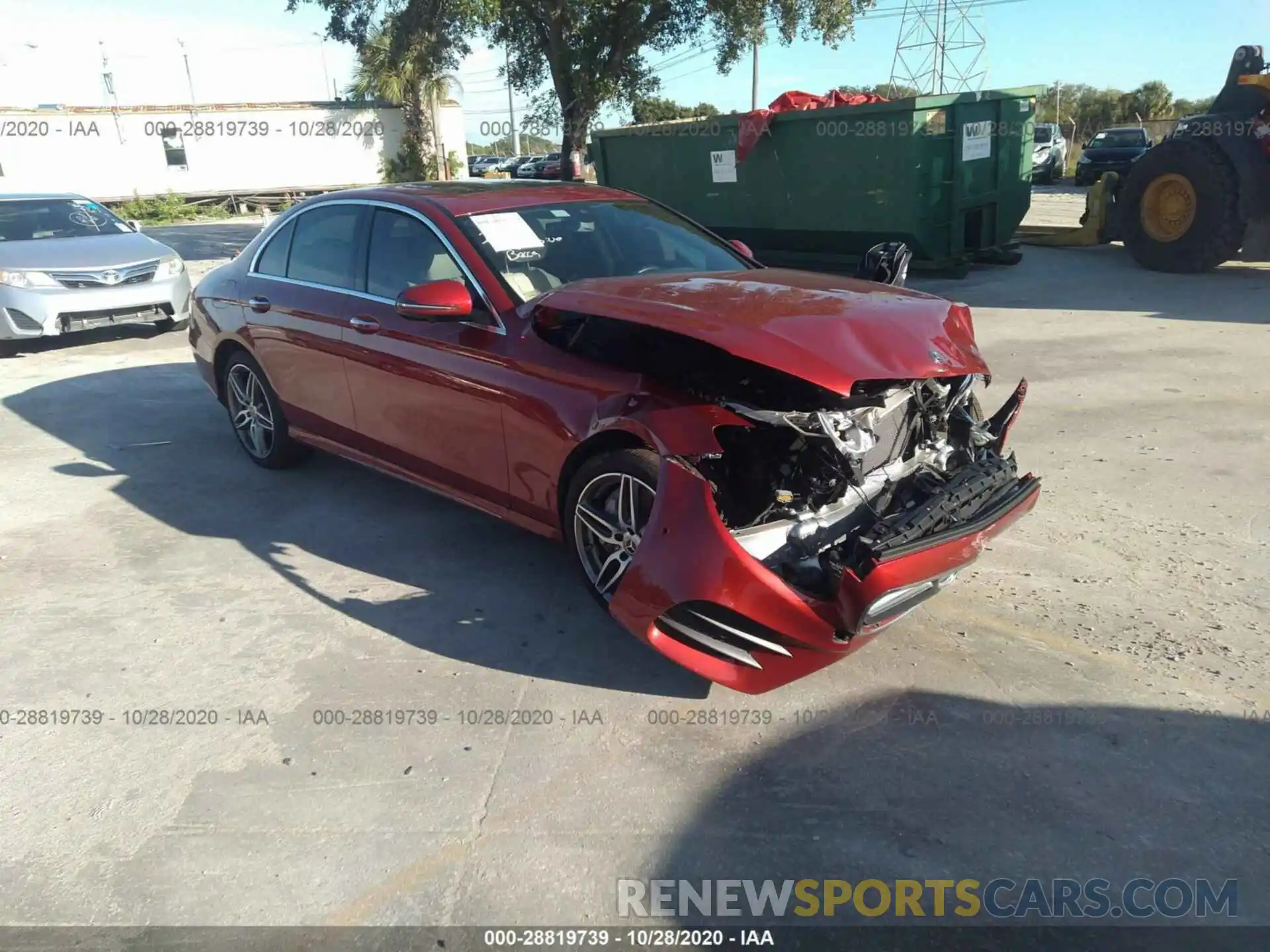 1 Photograph of a damaged car WDDZF8DB4LA731664 MERCEDES-BENZ E-CLASS 2020