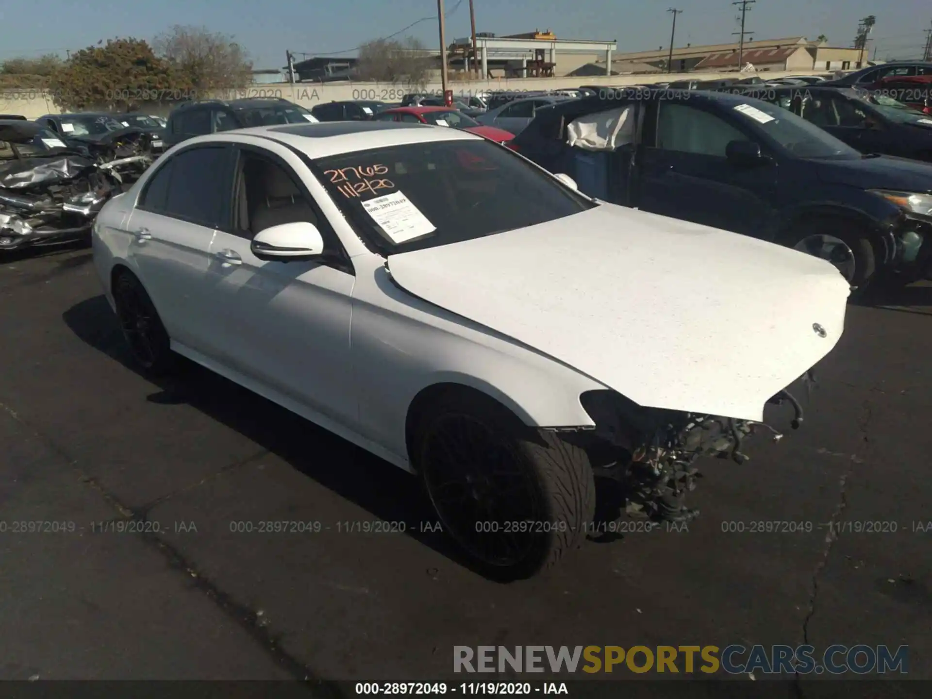 1 Photograph of a damaged car WDDZF8DB4LA751896 MERCEDES-BENZ E-CLASS 2020