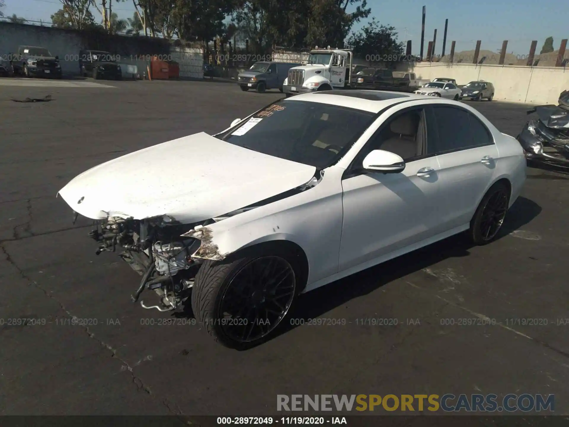 2 Photograph of a damaged car WDDZF8DB4LA751896 MERCEDES-BENZ E-CLASS 2020