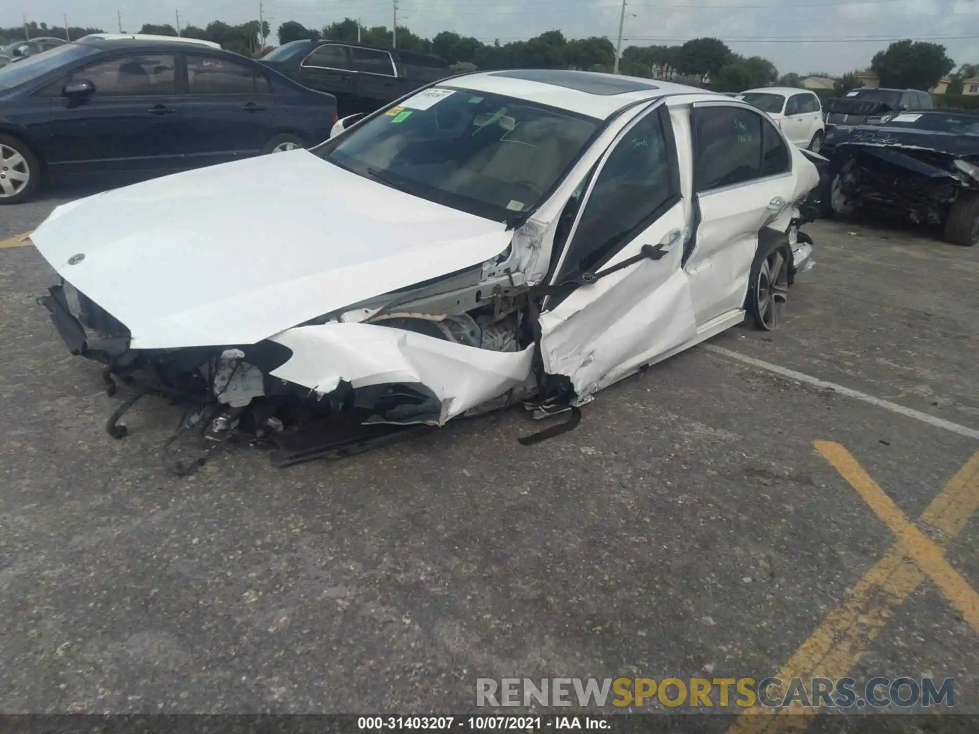 6 Photograph of a damaged car WDDZF8DBXLA737257 MERCEDES-BENZ E-CLASS 2020