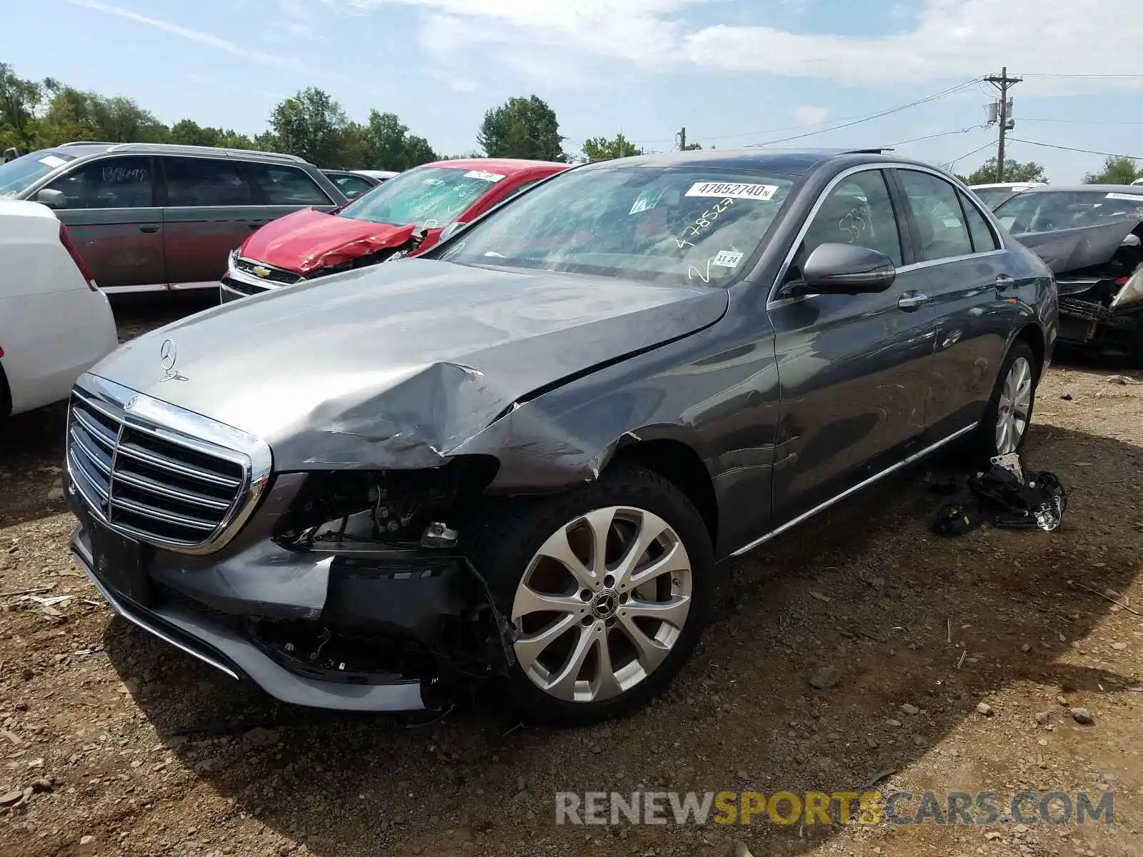 2 Photograph of a damaged car WDDZF8EB2LA700962 MERCEDES-BENZ E CLASS 2020