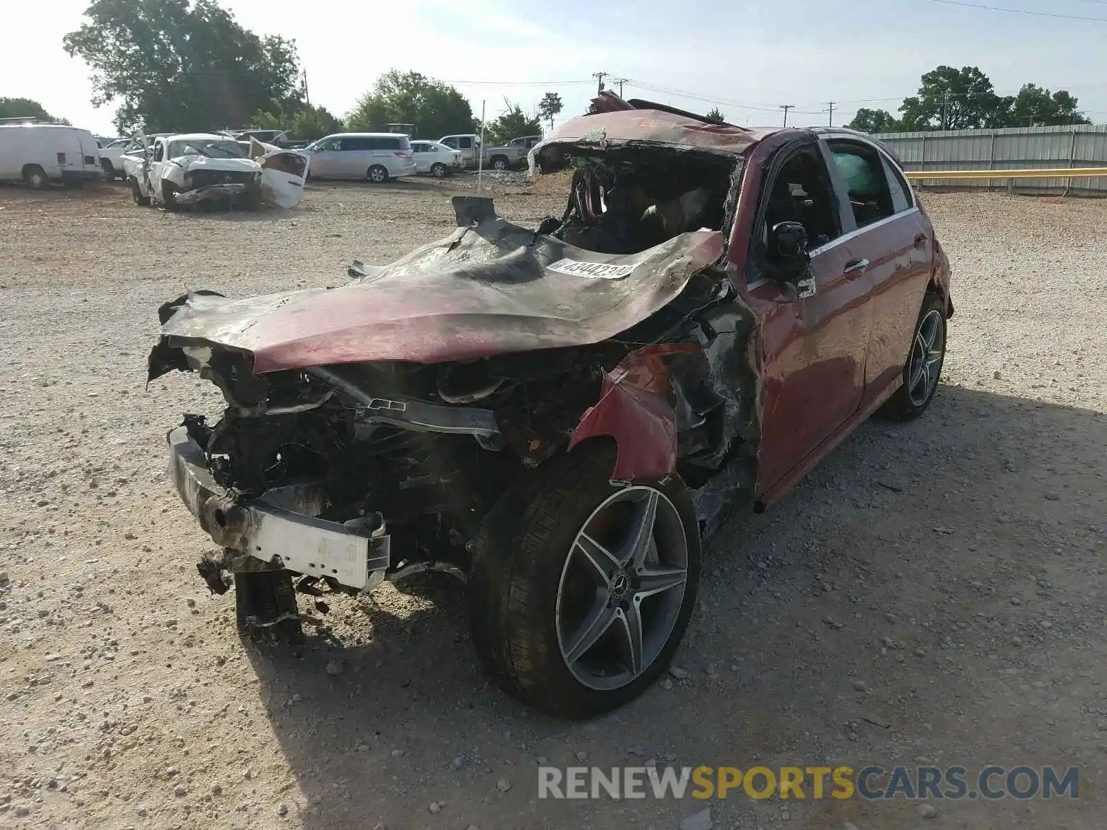 2 Photograph of a damaged car WDDZF8EB2LA703733 MERCEDES-BENZ E CLASS 2020