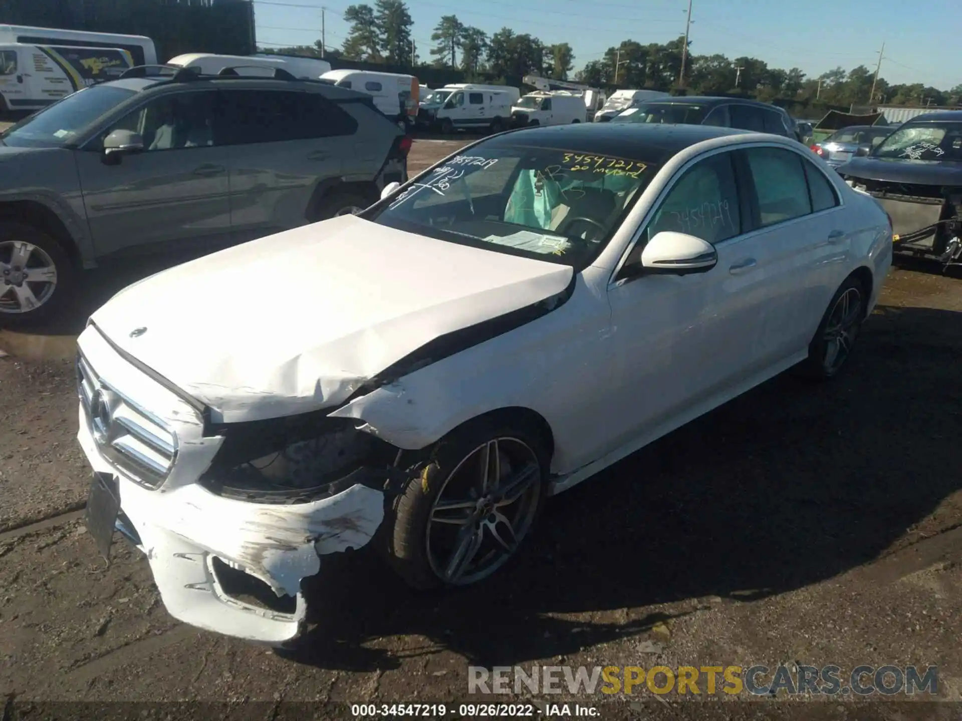 2 Photograph of a damaged car WDDZF8EB2LA741141 MERCEDES-BENZ E-CLASS 2020