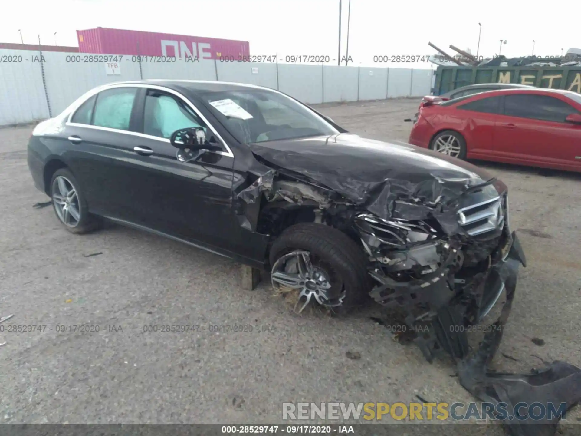 1 Photograph of a damaged car WDDZF8EB3LA727667 MERCEDES-BENZ E-CLASS 2020