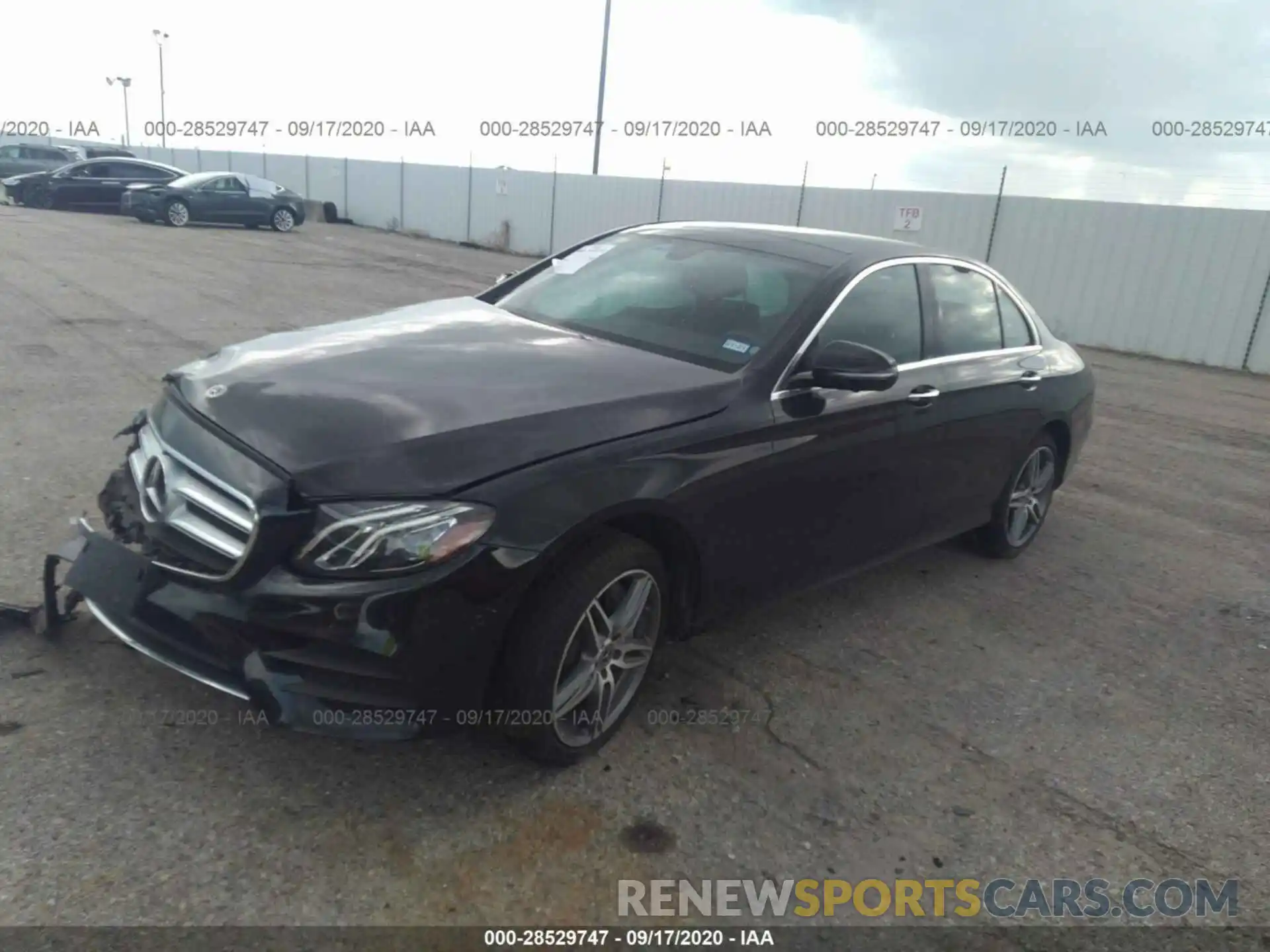 2 Photograph of a damaged car WDDZF8EB3LA727667 MERCEDES-BENZ E-CLASS 2020