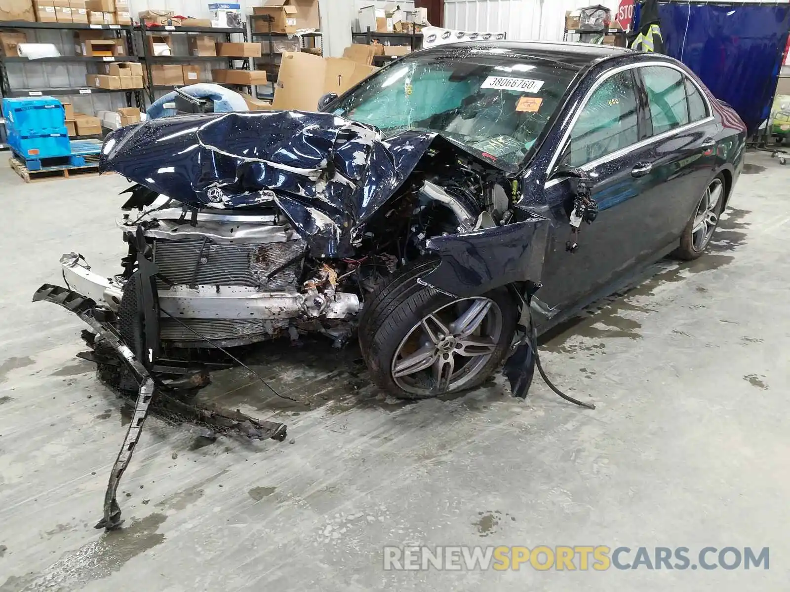 2 Photograph of a damaged car WDDZF8EB3LA728026 MERCEDES-BENZ E CLASS 2020