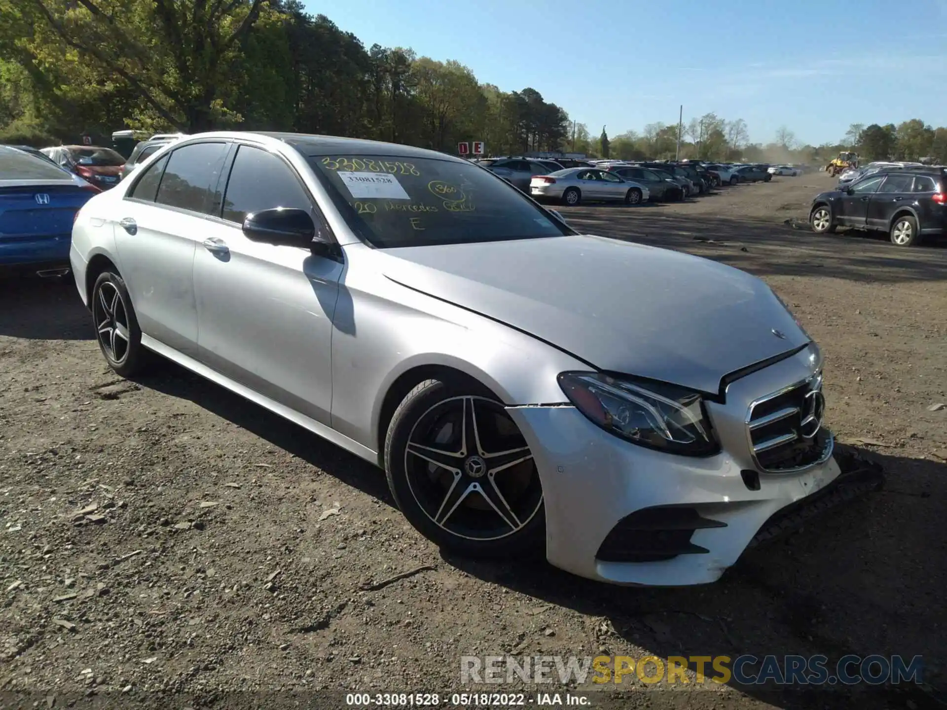 1 Photograph of a damaged car WDDZF8EB3LA738183 MERCEDES-BENZ E-CLASS 2020