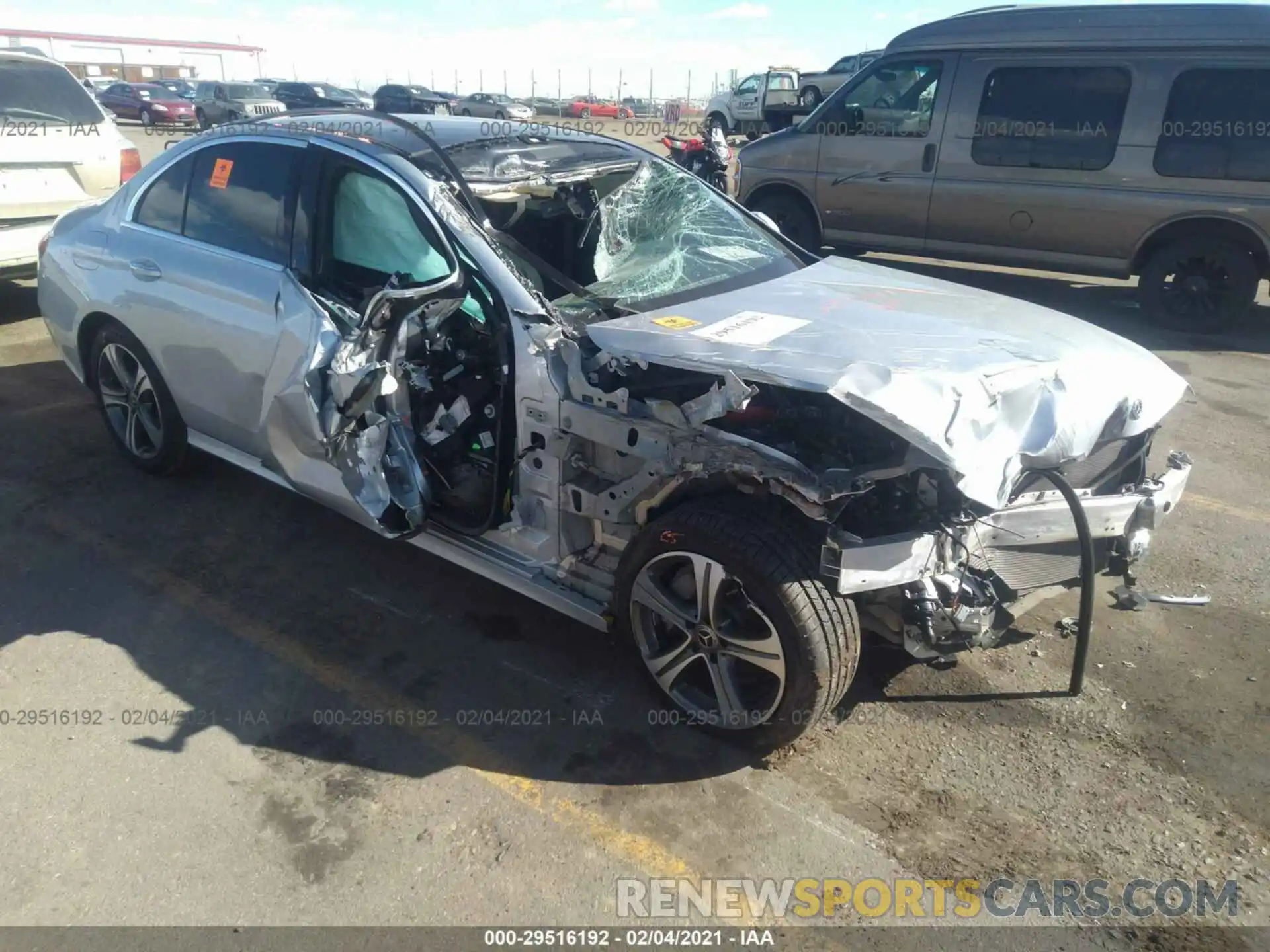 1 Photograph of a damaged car WDDZF8EB4LA751914 MERCEDES-BENZ E-CLASS 2020