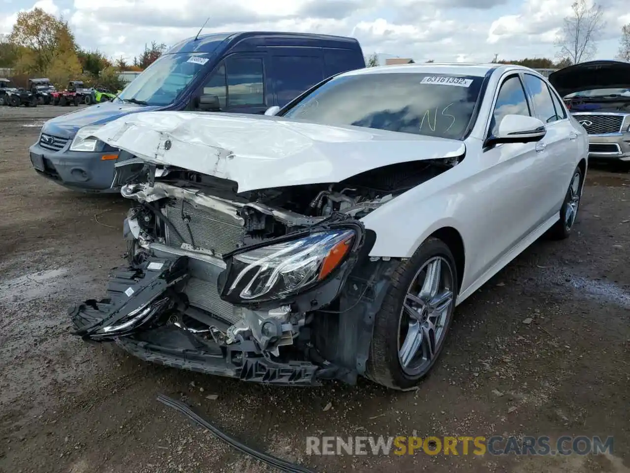 2 Photograph of a damaged car WDDZF8EB6LA711754 MERCEDES-BENZ E-CLASS 2020