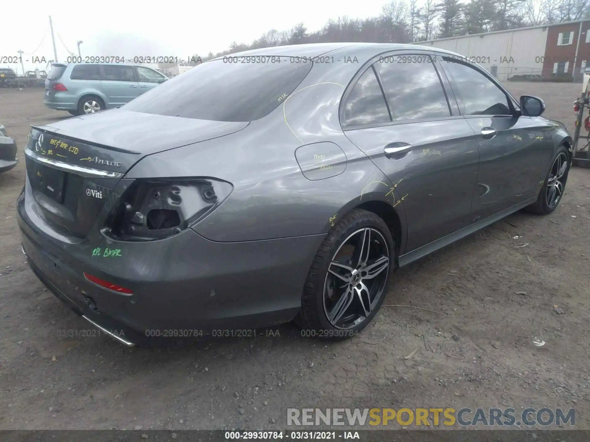 4 Photograph of a damaged car WDDZF8EB6LA714489 MERCEDES-BENZ E-CLASS 2020