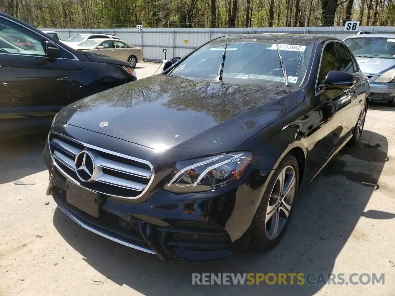 2 Photograph of a damaged car WDDZF8EBXLA727780 MERCEDES-BENZ E-CLASS 2020