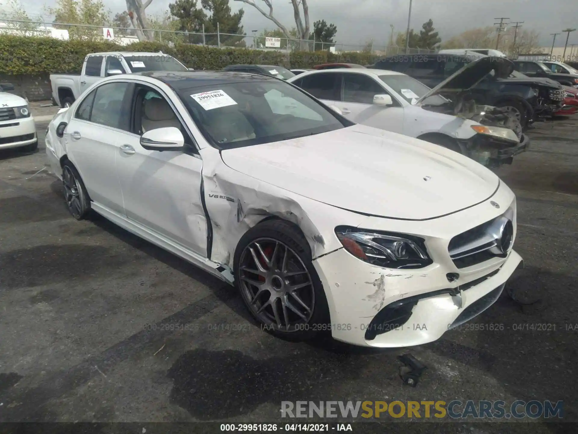 1 Photograph of a damaged car WDDZF8KB0LA727176 MERCEDES-BENZ E-CLASS 2020