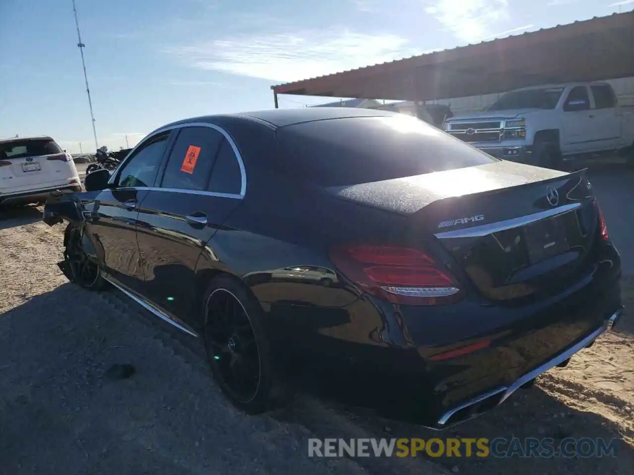 3 Photograph of a damaged car WDDZF8KB1LA751650 MERCEDES-BENZ E-CLASS 2020