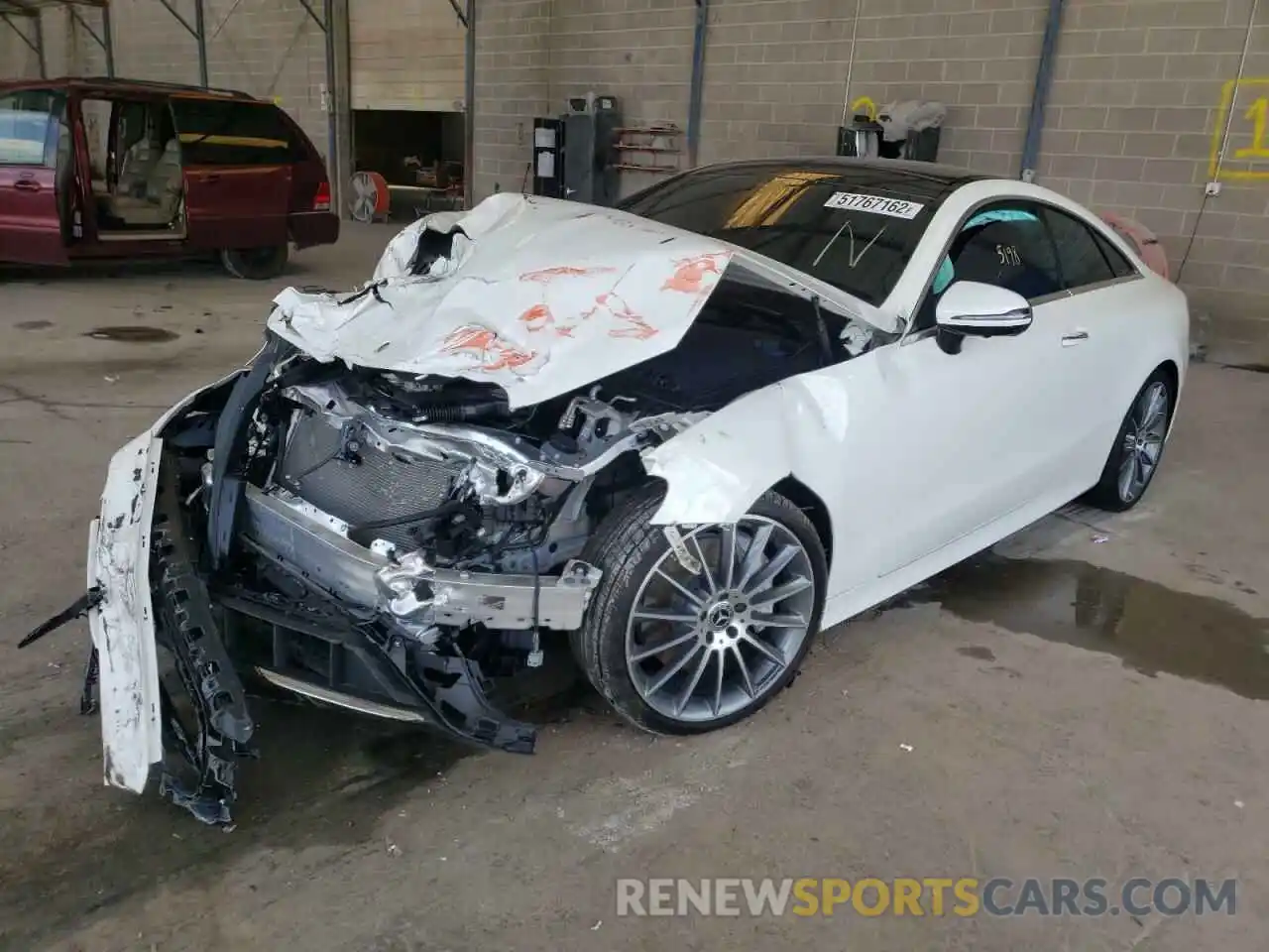 2 Photograph of a damaged car W1K1J5JB6MF164070 MERCEDES-BENZ E-CLASS 2021