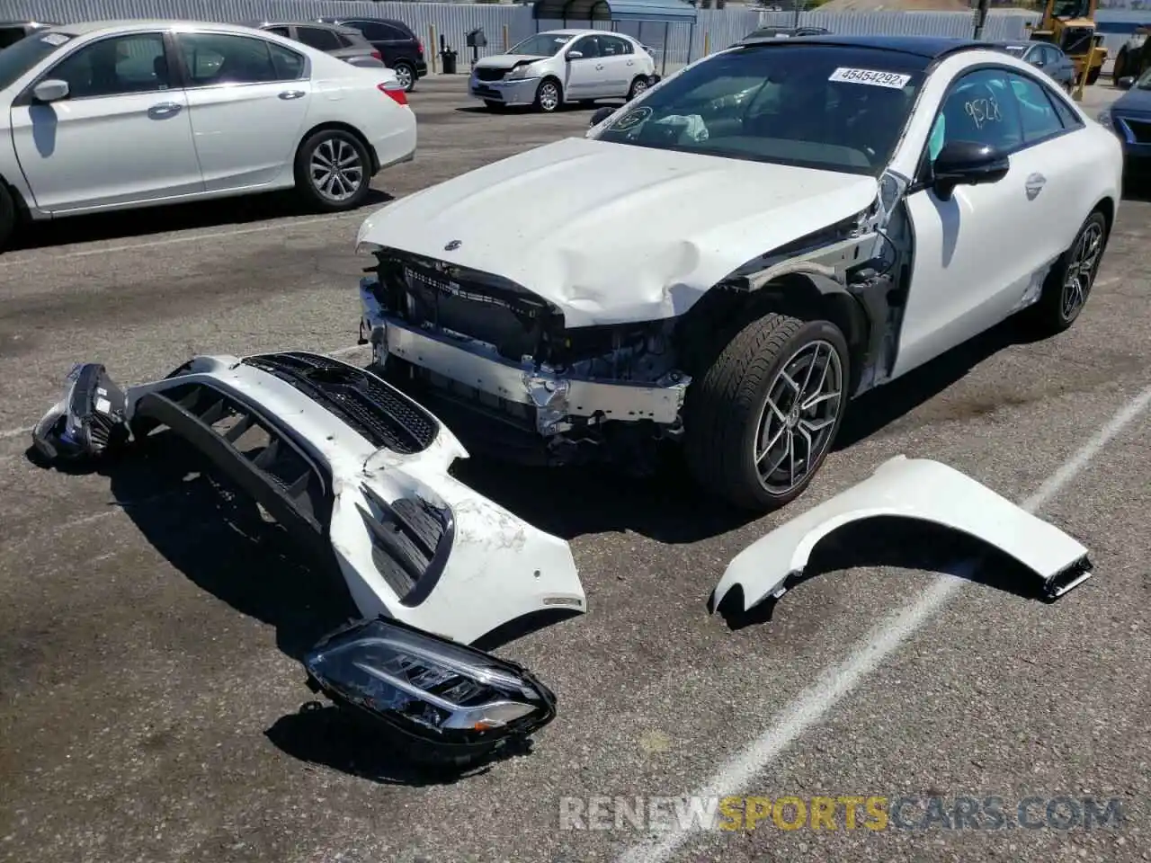 2 Photograph of a damaged car W1K1J5JB7MF159377 MERCEDES-BENZ E-CLASS 2021