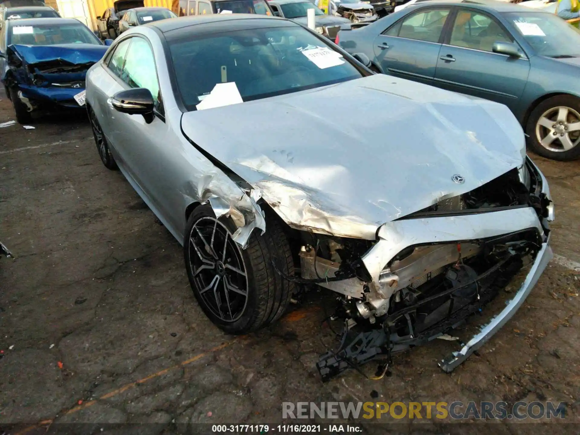 1 Photograph of a damaged car W1K1J5JB9MF149725 MERCEDES-BENZ E-CLASS 2021