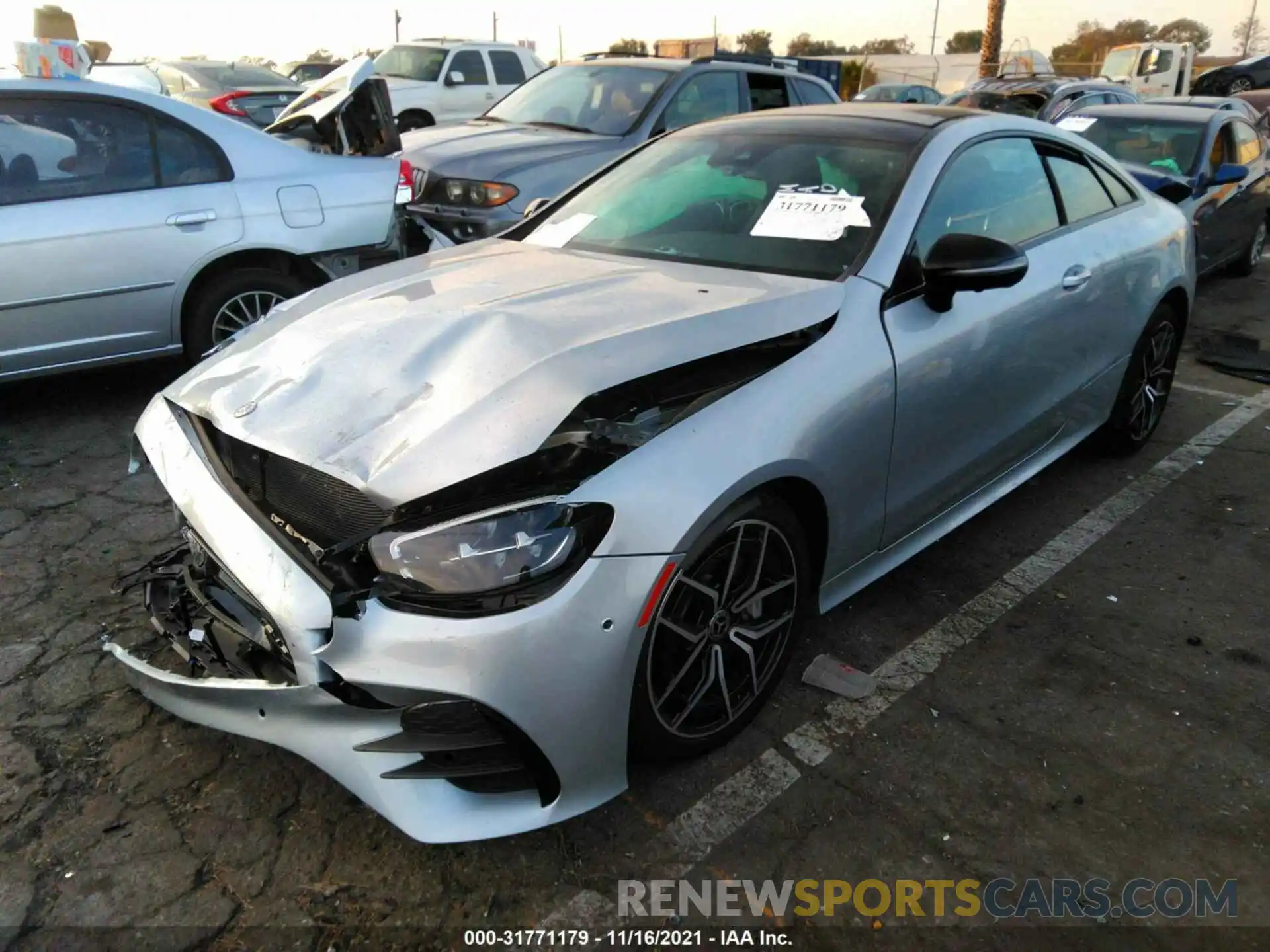 2 Photograph of a damaged car W1K1J5JB9MF149725 MERCEDES-BENZ E-CLASS 2021