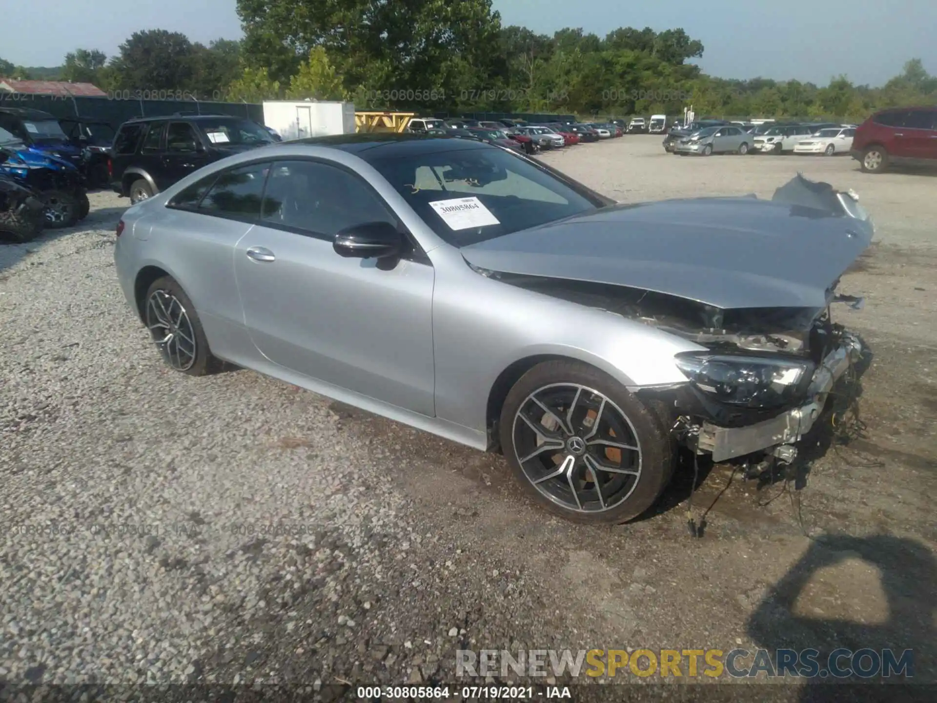 1 Photograph of a damaged car W1K1J5KB5MF150515 MERCEDES-BENZ E-CLASS 2021