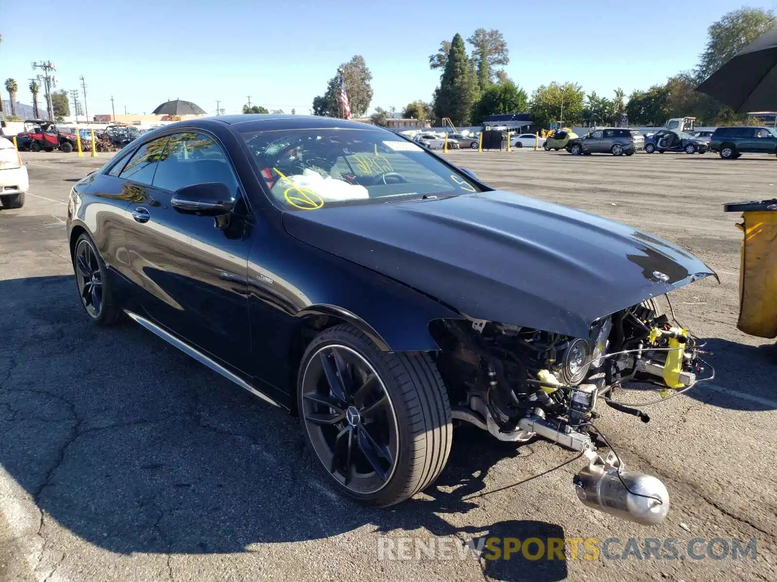 1 Photograph of a damaged car W1K1J6BB9MF161832 MERCEDES-BENZ E-CLASS 2021