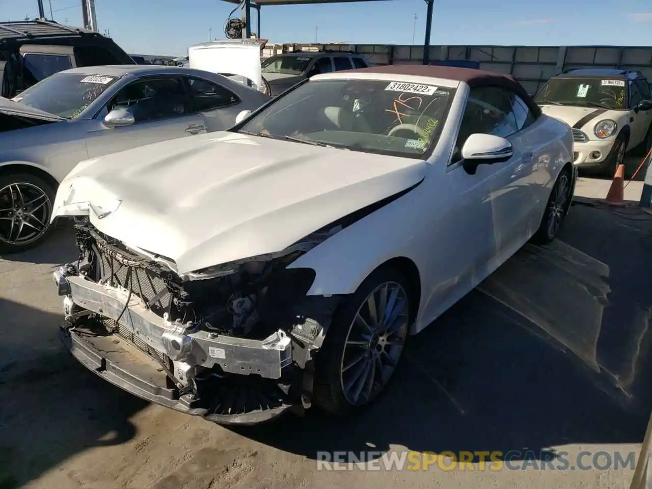 2 Photograph of a damaged car W1K1K5JB8MF160969 MERCEDES-BENZ E-CLASS 2021