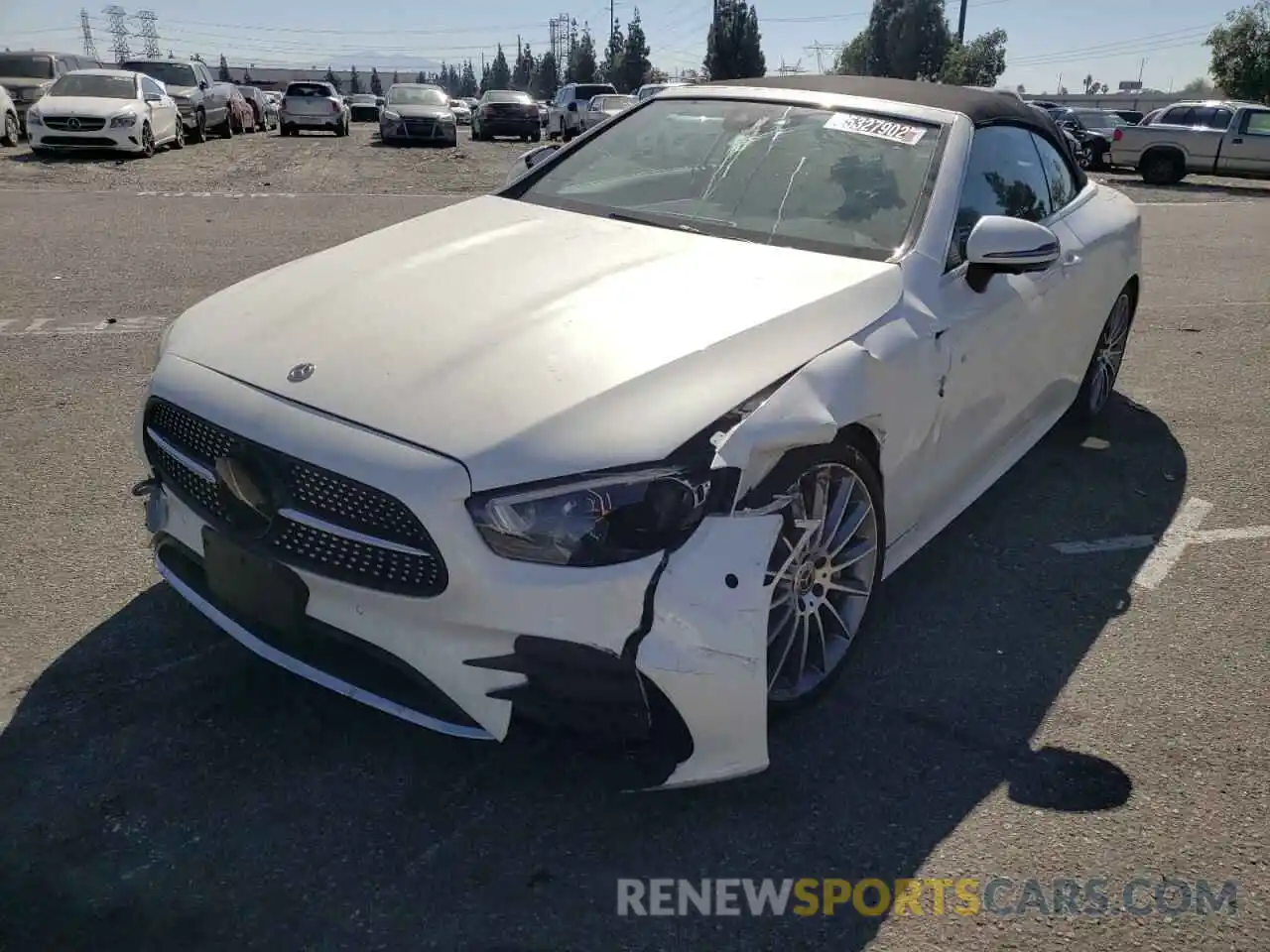 2 Photograph of a damaged car W1K1K5JB9MF151777 MERCEDES-BENZ E-CLASS 2021