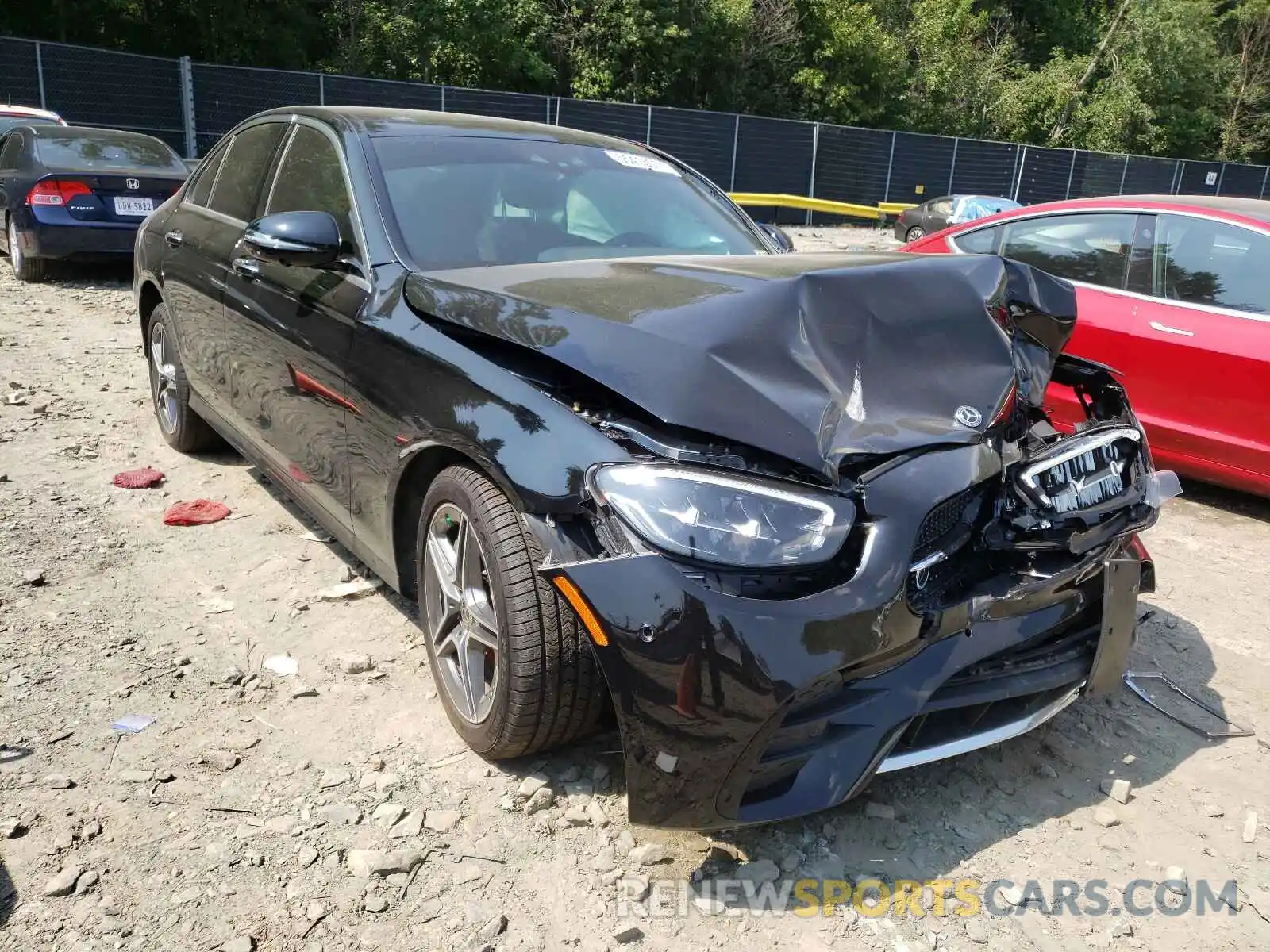 1 Photograph of a damaged car W1KZF5KB0MA933095 MERCEDES-BENZ E-CLASS 2021