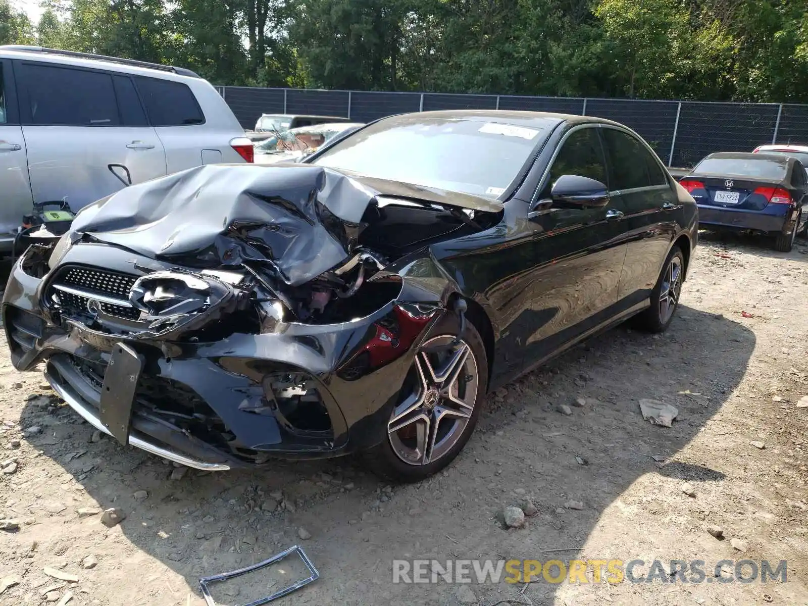 2 Photograph of a damaged car W1KZF5KB0MA933095 MERCEDES-BENZ E-CLASS 2021