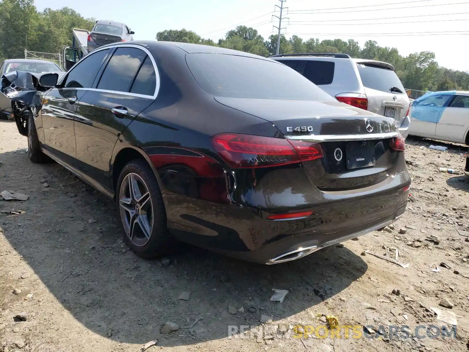 3 Photograph of a damaged car W1KZF5KB0MA933095 MERCEDES-BENZ E-CLASS 2021