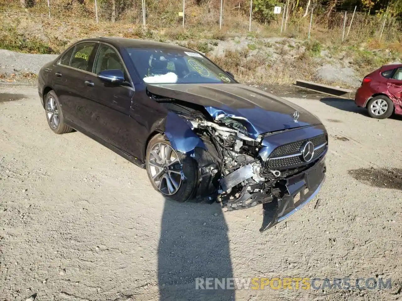 1 Photograph of a damaged car W1KZF5KB2MA927718 MERCEDES-BENZ E-CLASS 2021