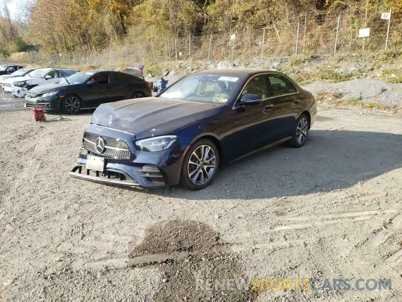 2 Photograph of a damaged car W1KZF5KB2MA927718 MERCEDES-BENZ E-CLASS 2021