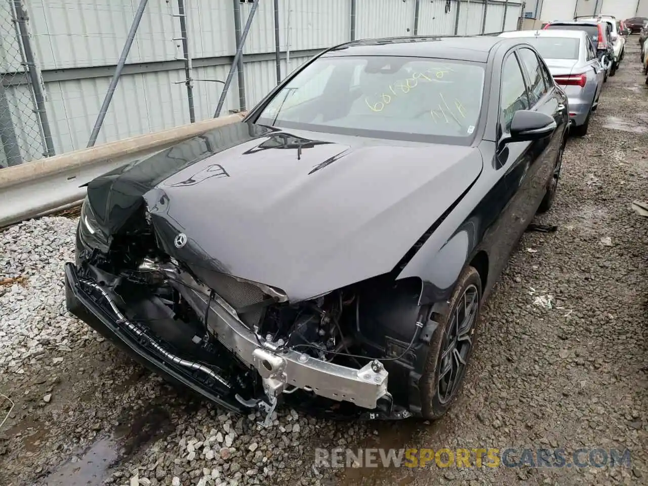 2 Photograph of a damaged car W1KZF5KB2MA966583 MERCEDES-BENZ E-CLASS 2021