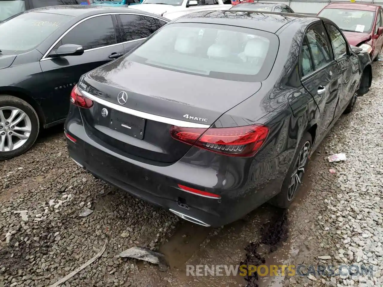 4 Photograph of a damaged car W1KZF5KB2MA966583 MERCEDES-BENZ E-CLASS 2021