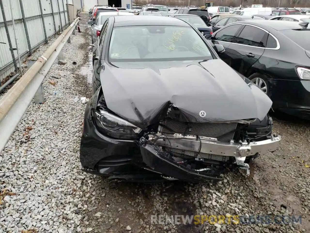 9 Photograph of a damaged car W1KZF5KB2MA966583 MERCEDES-BENZ E-CLASS 2021