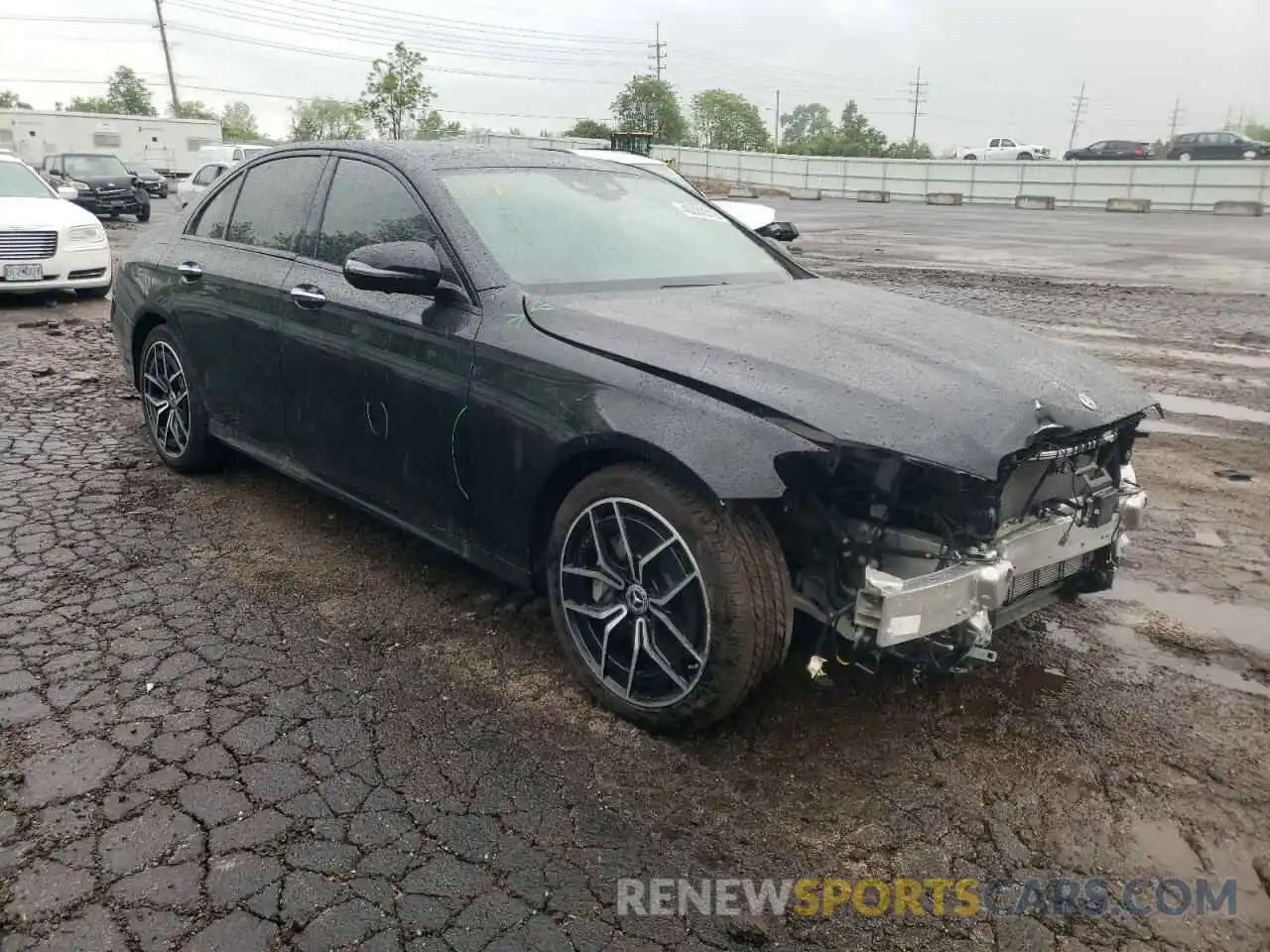 1 Photograph of a damaged car W1KZF5KB2MB004343 MERCEDES-BENZ E-CLASS 2021