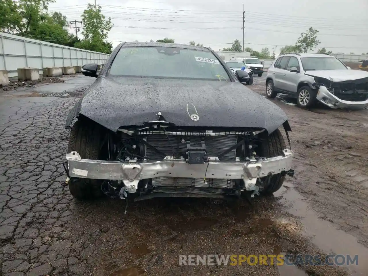 9 Photograph of a damaged car W1KZF5KB2MB004343 MERCEDES-BENZ E-CLASS 2021