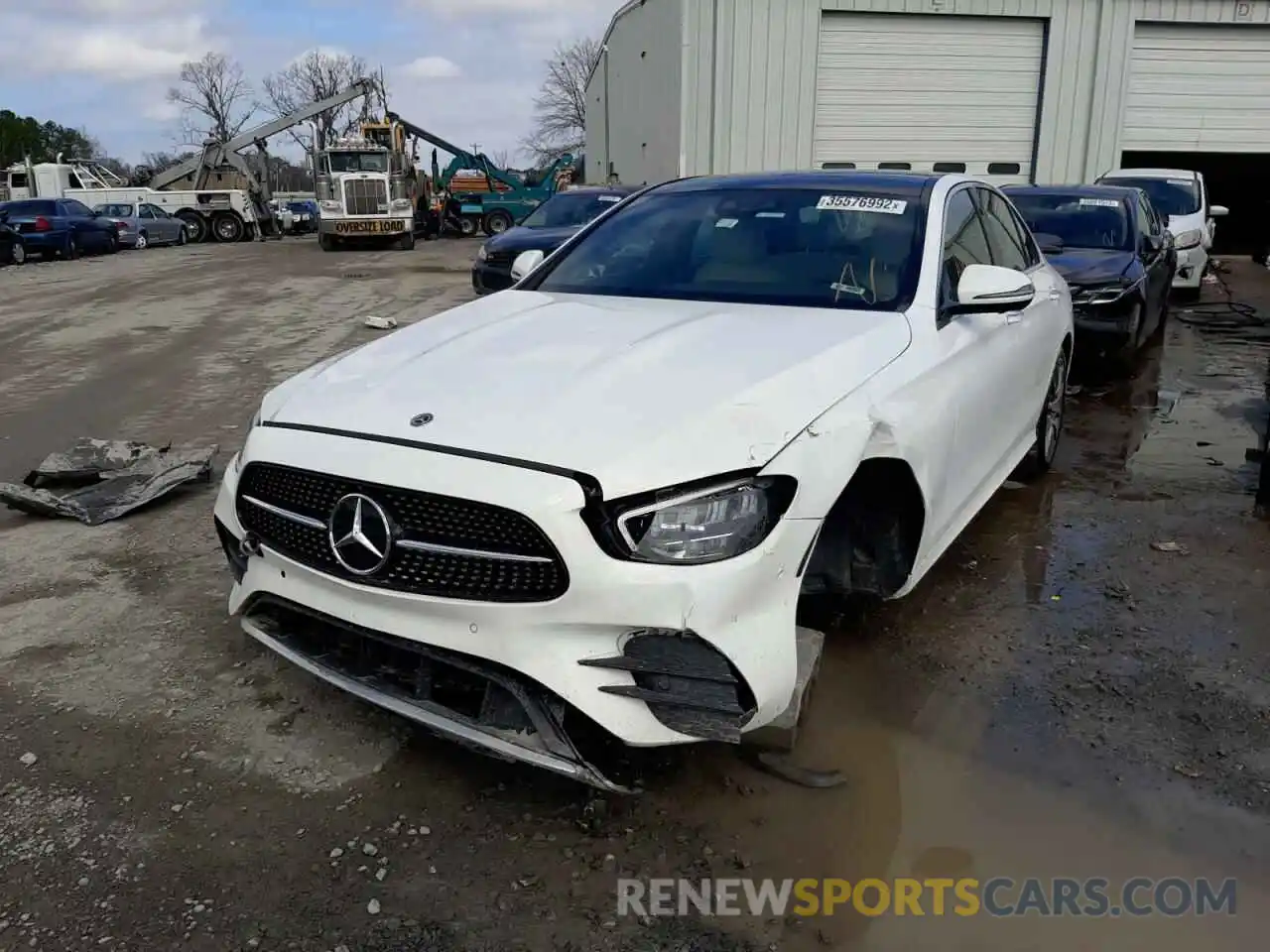 9 Photograph of a damaged car W1KZF5KB3MA906361 MERCEDES-BENZ E-CLASS 2021