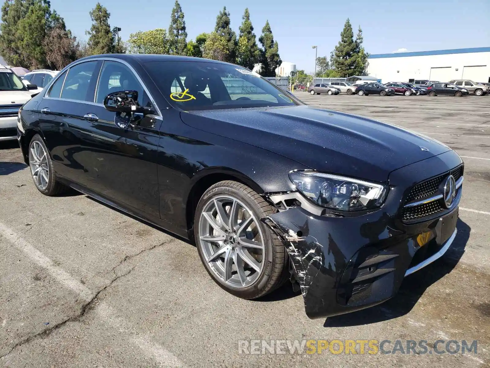 1 Photograph of a damaged car W1KZF5KB3MA974272 MERCEDES-BENZ E-CLASS 2021