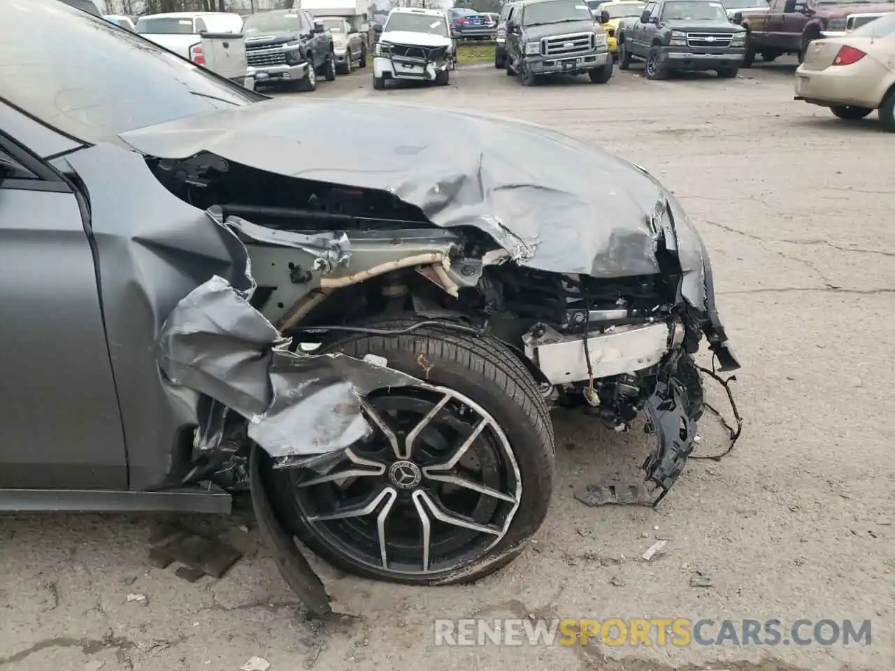 9 Photograph of a damaged car W1KZF5KB4MA885679 MERCEDES-BENZ E-CLASS 2021