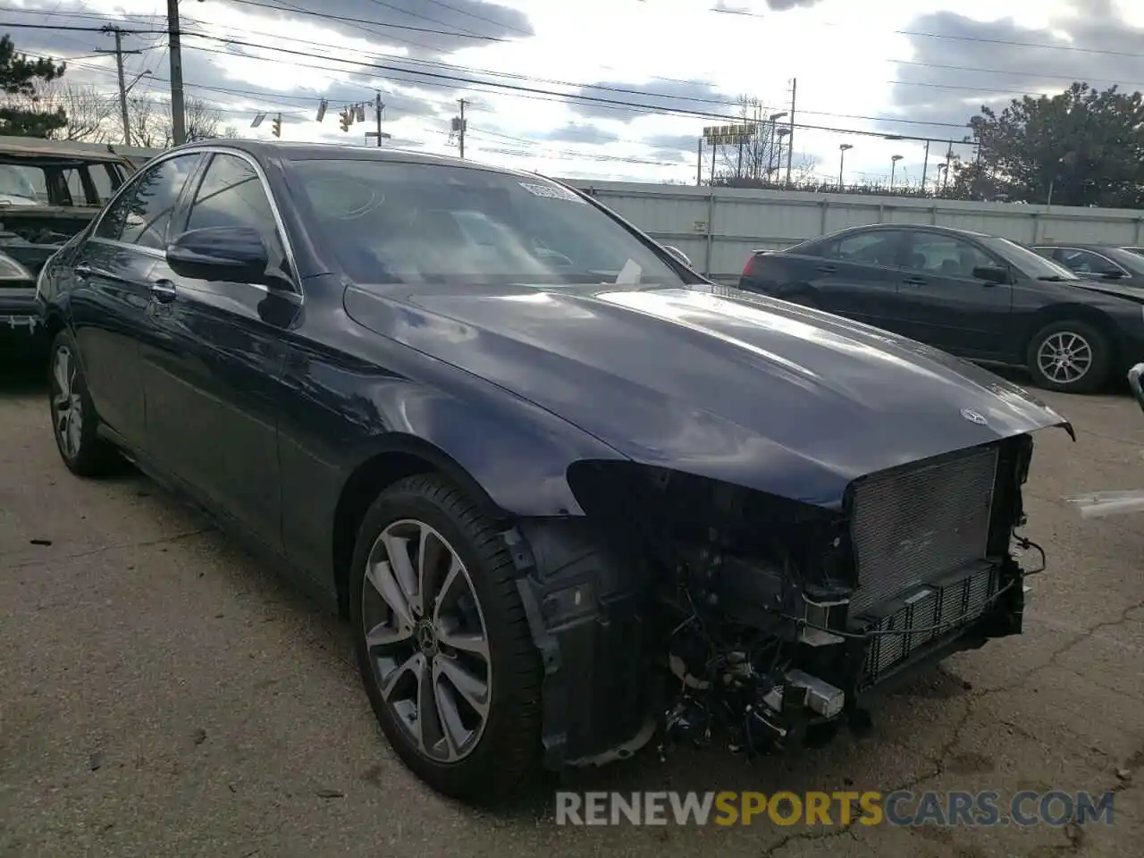 1 Photograph of a damaged car W1KZF5KB6MA927799 MERCEDES-BENZ E-CLASS 2021