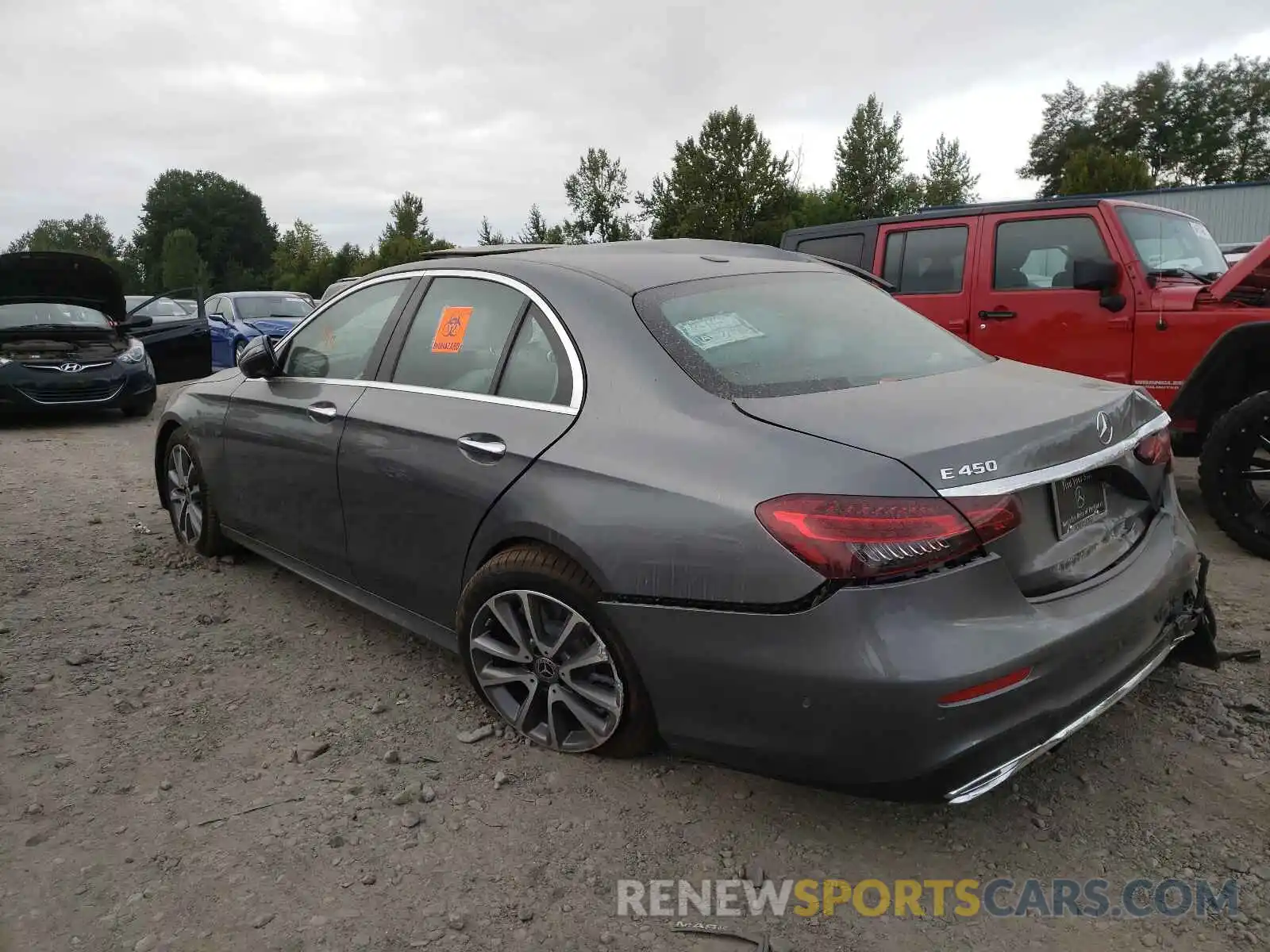 3 Photograph of a damaged car W1KZF5KB7MA967616 MERCEDES-BENZ E-CLASS 2021