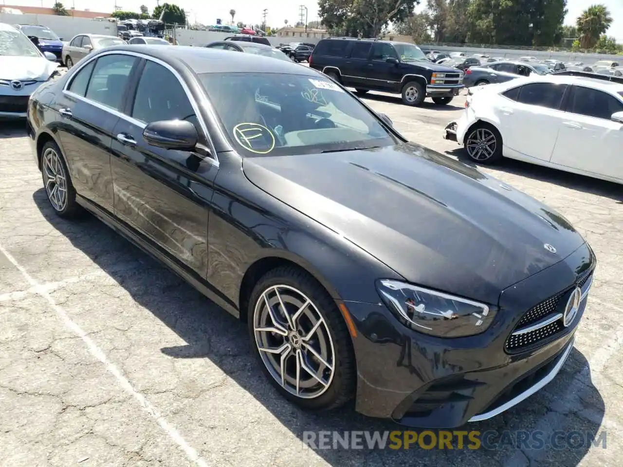 1 Photograph of a damaged car W1KZF5KB8MA972629 MERCEDES-BENZ E-CLASS 2021