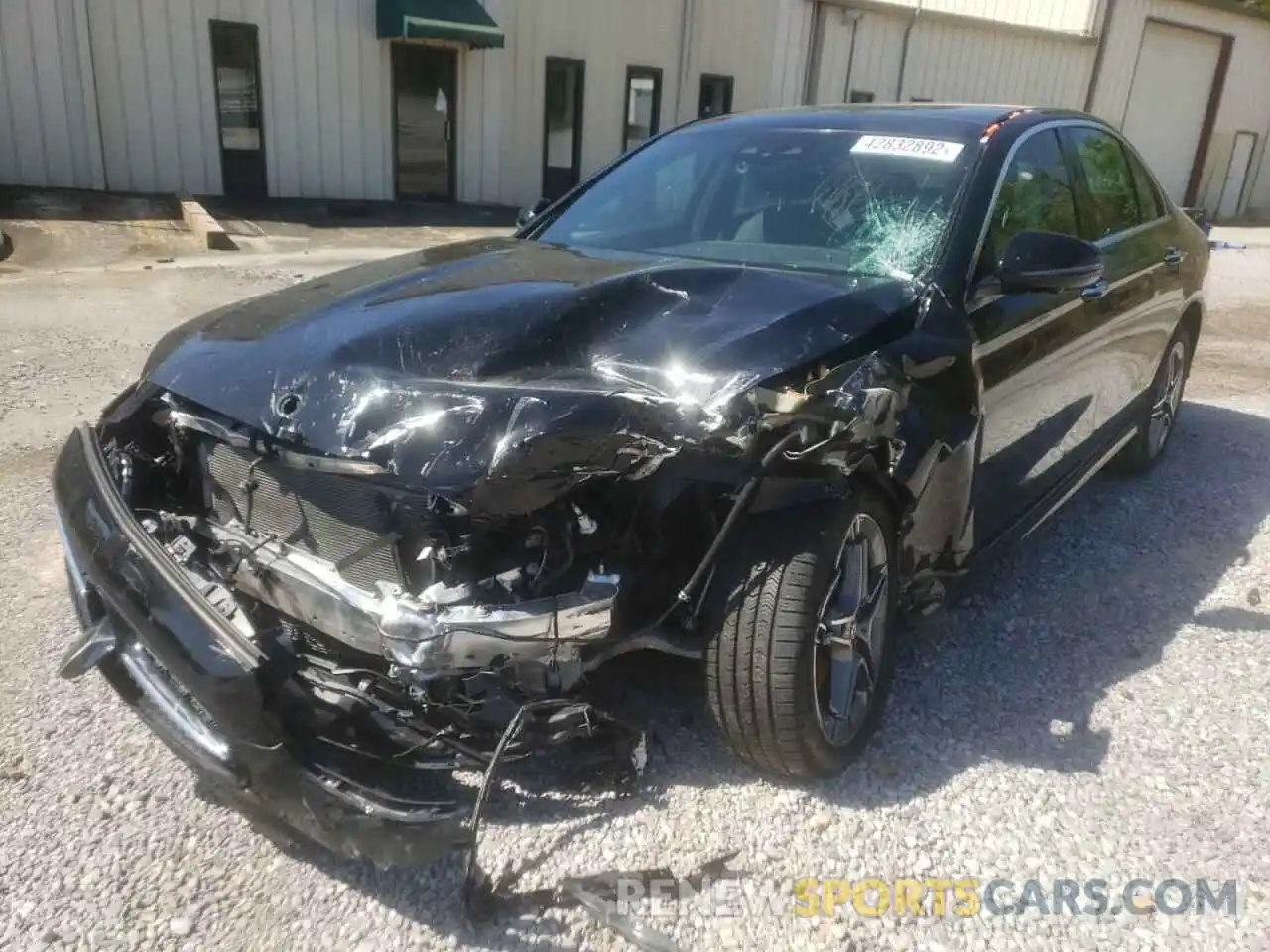 2 Photograph of a damaged car W1KZF5KB9MA886312 MERCEDES-BENZ E-CLASS 2021