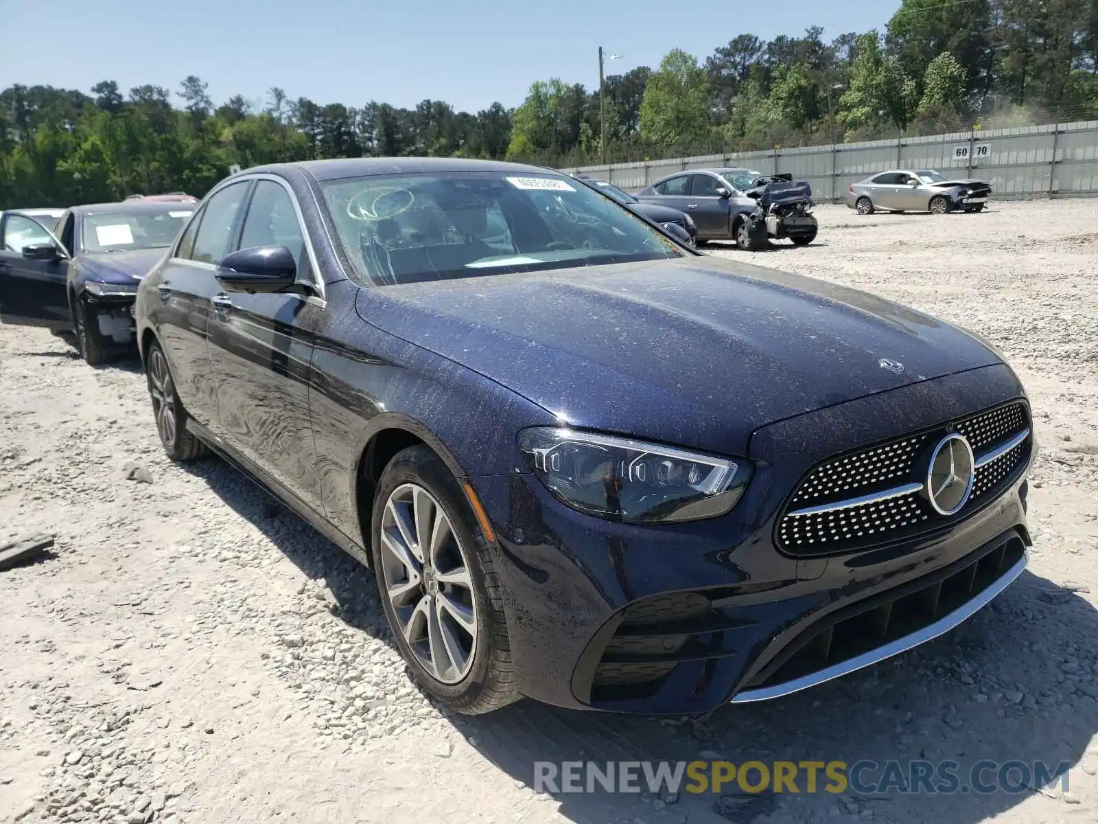 1 Photograph of a damaged car W1KZF5KB9MA941969 MERCEDES-BENZ E CLASS 2021