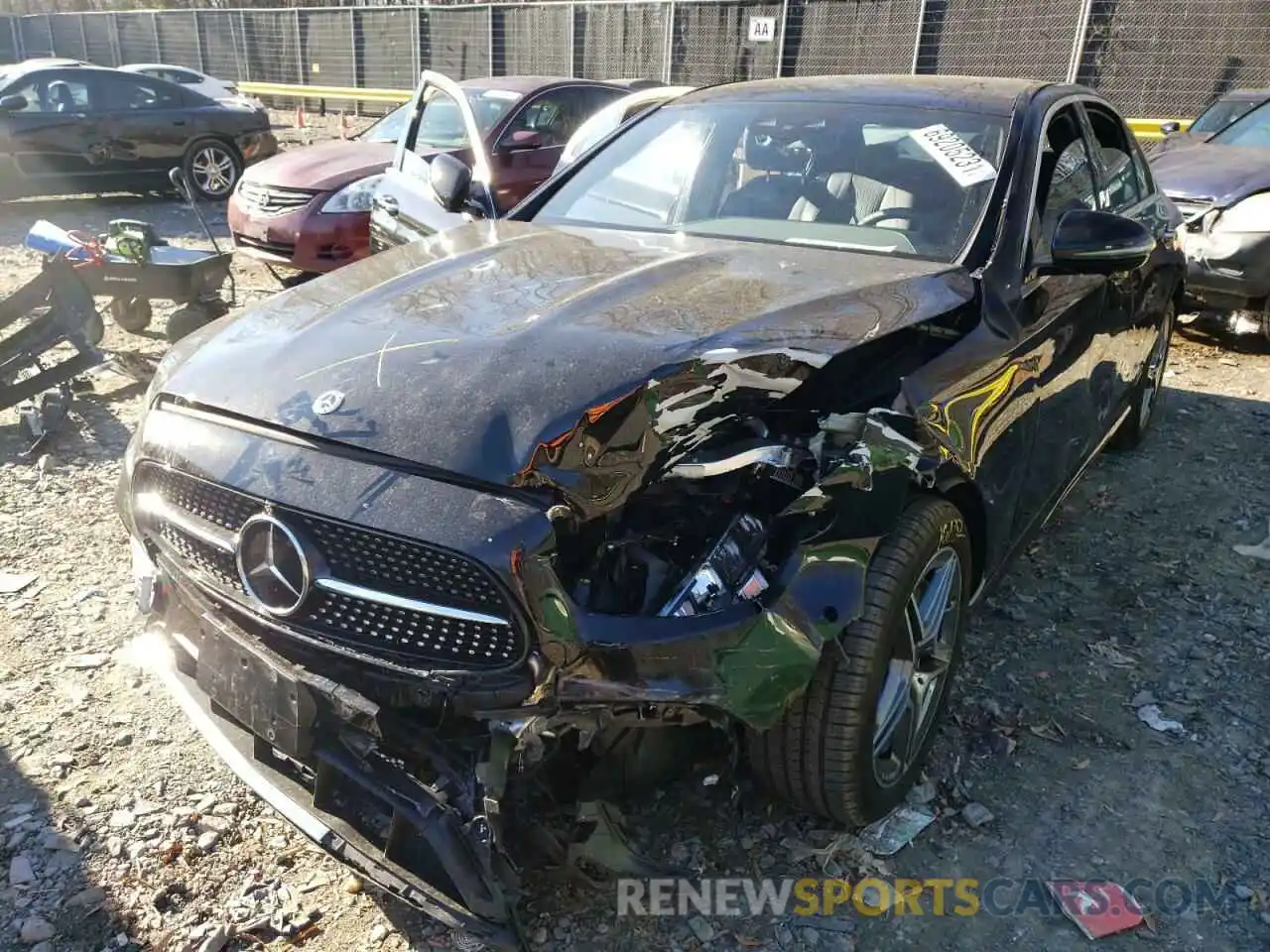 9 Photograph of a damaged car W1KZF5KBXMA886657 MERCEDES-BENZ E-CLASS 2021