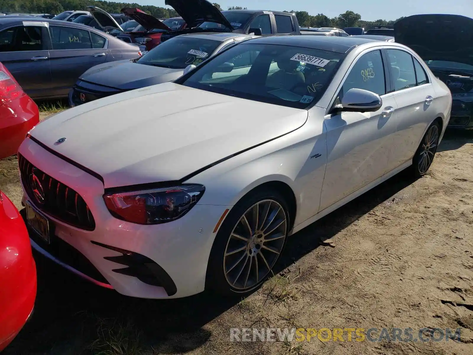 2 Photograph of a damaged car W1KZF6BB0MA879755 MERCEDES-BENZ E-CLASS 2021